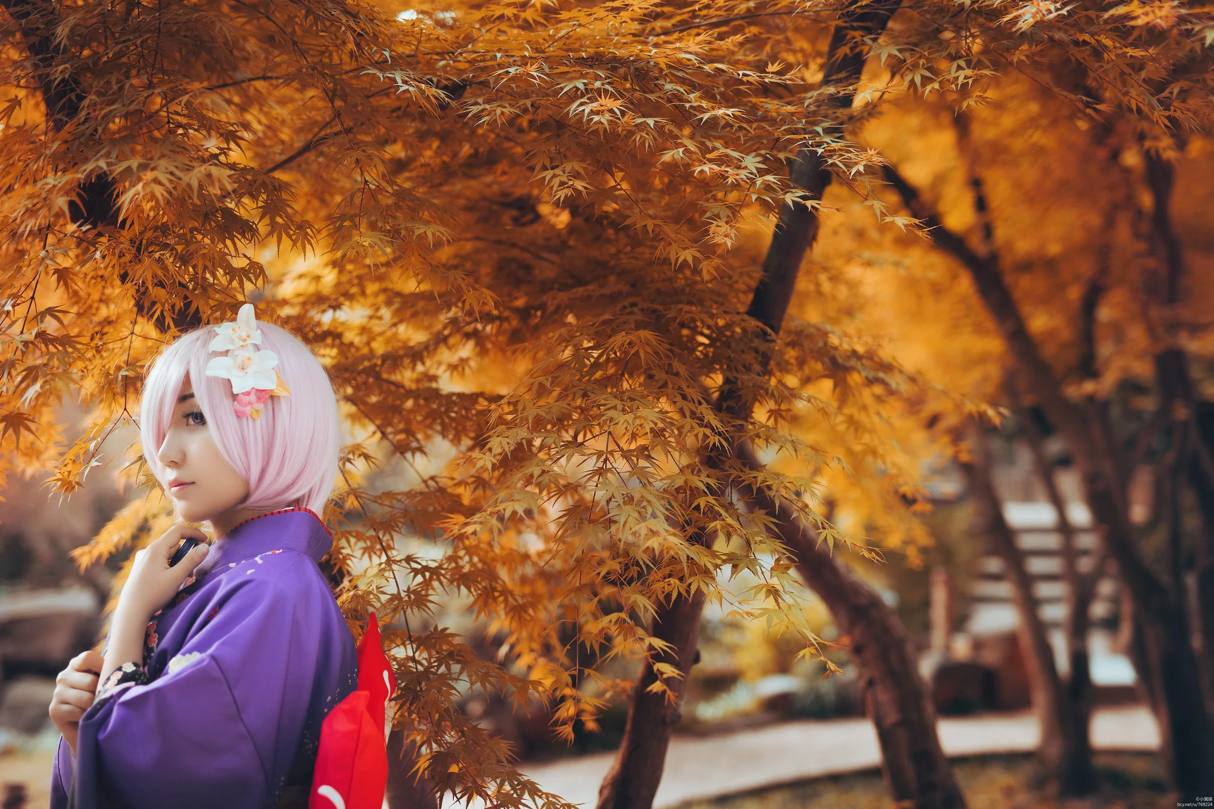 fate./grand order玛修和服COS写真
