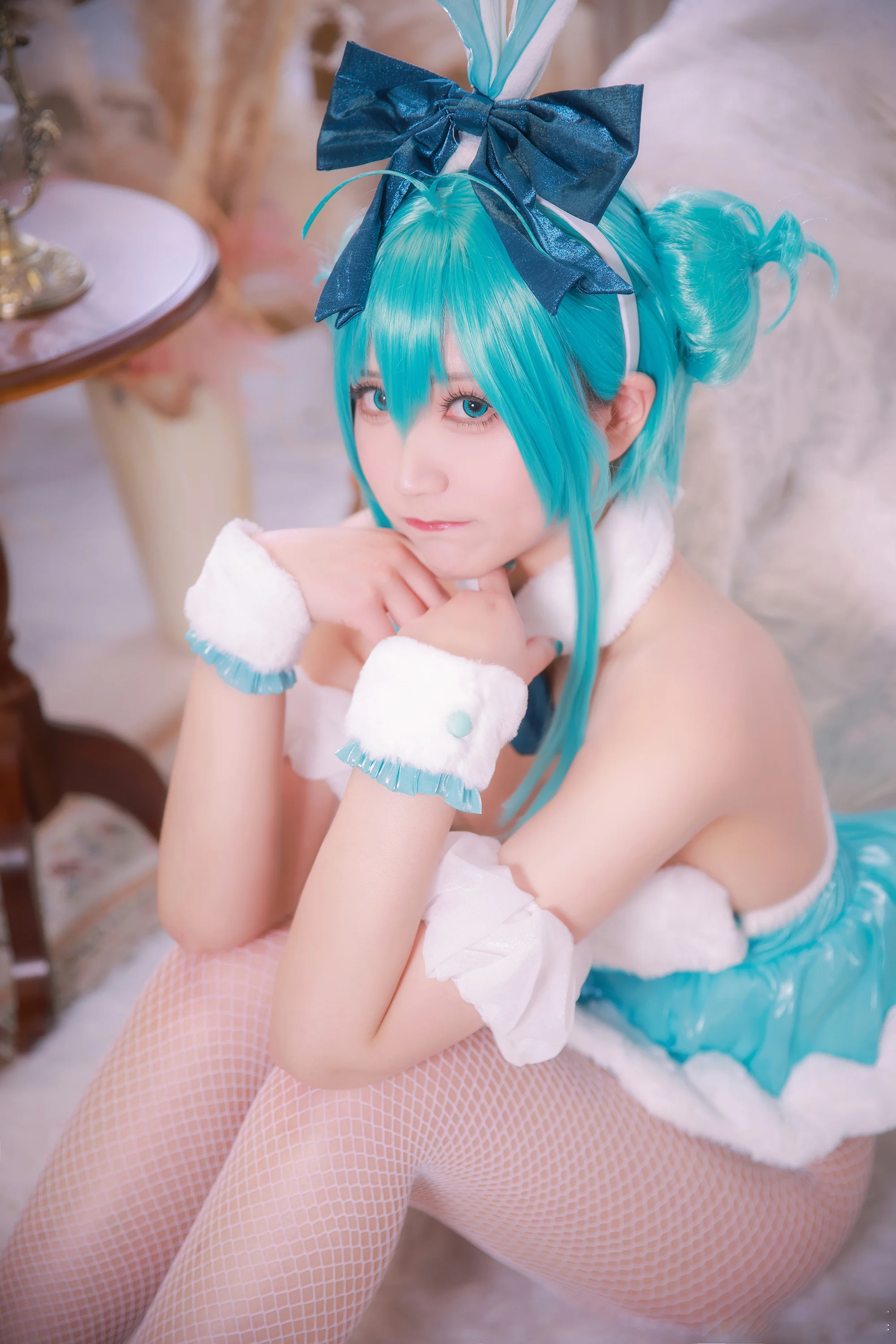 初音未来 白兔女郎 COS写真