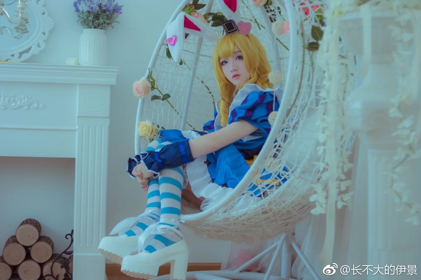 王者荣耀妲己爱丽丝COS写真
