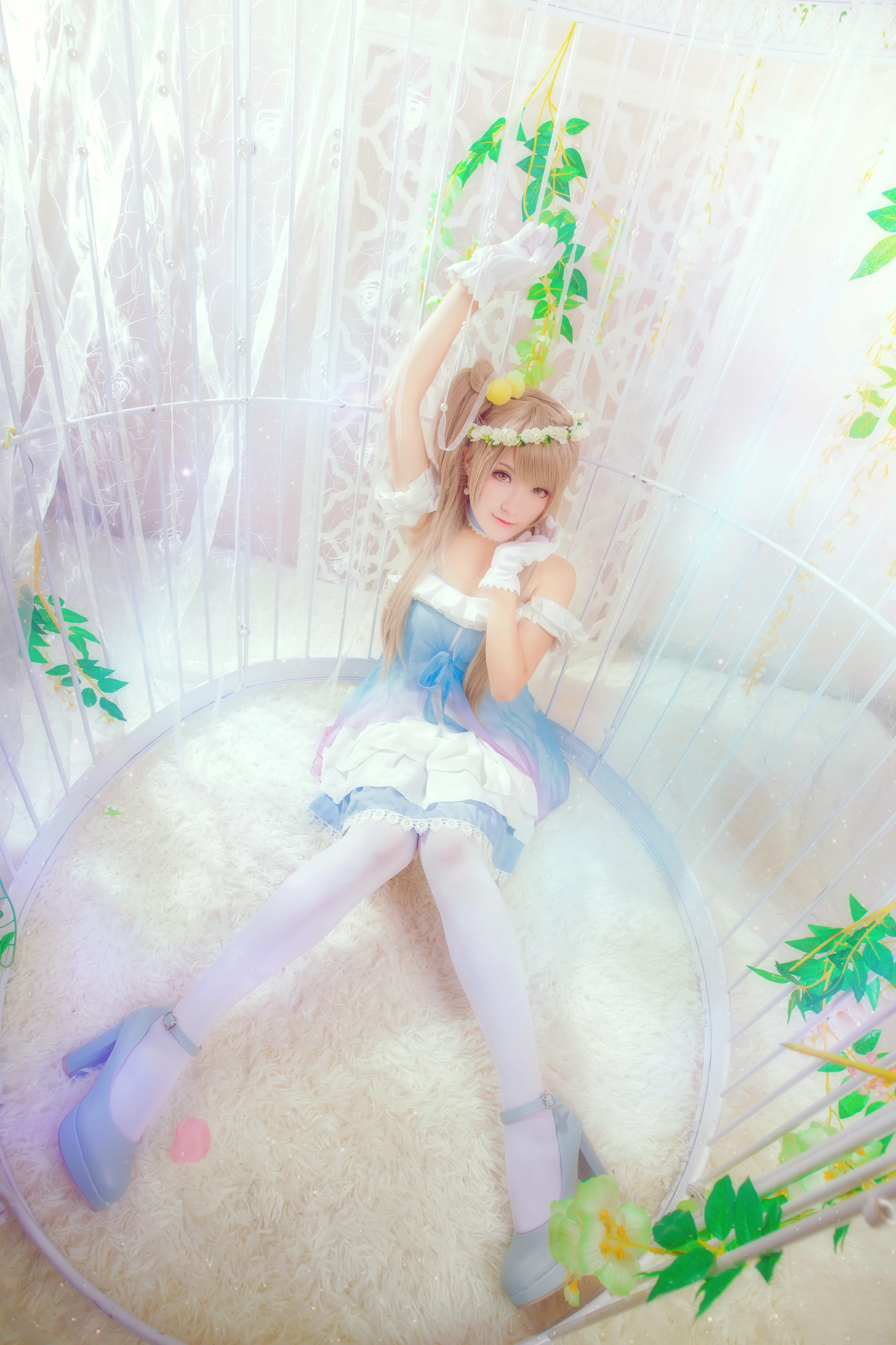 LoveLive！南小鸟蓝纱打歌服 COS写真