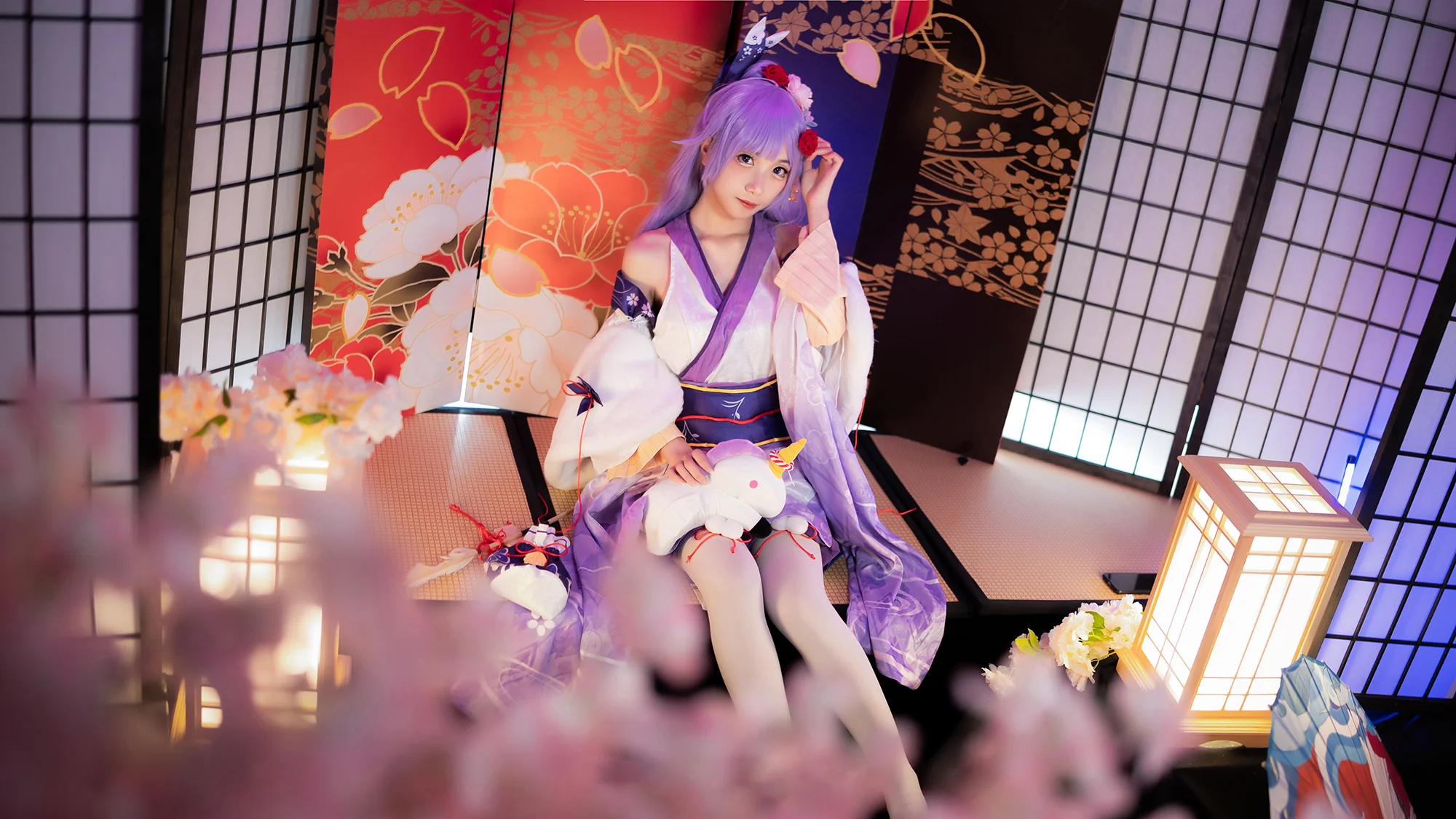 《碧蓝航线》独角兽COS写真