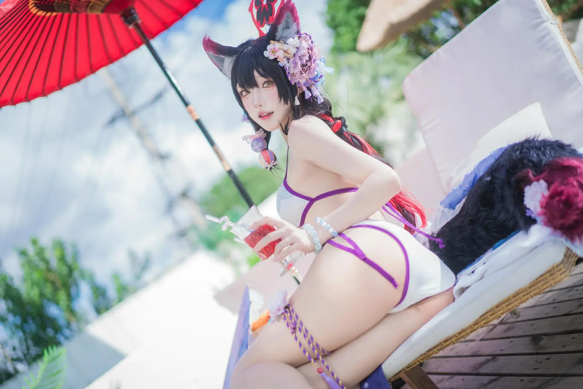 阿包也是兔娘 – 若藻水着｜高清图片集