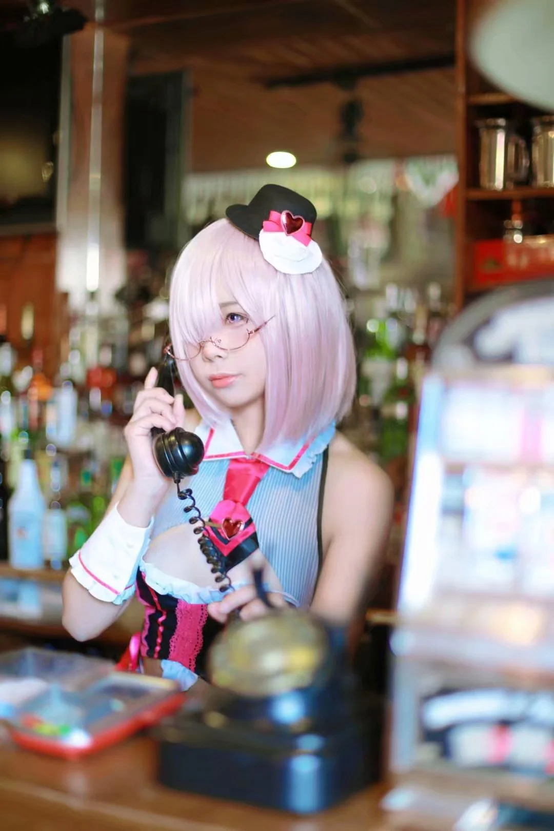 Fate/GrandOrder 玛修 情人节女仆COS写真
