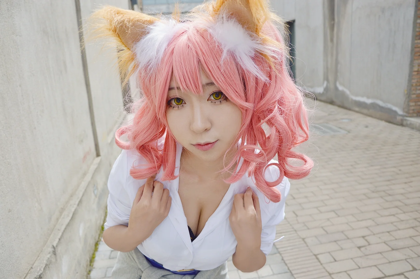fgo玉藻前制服COS写真