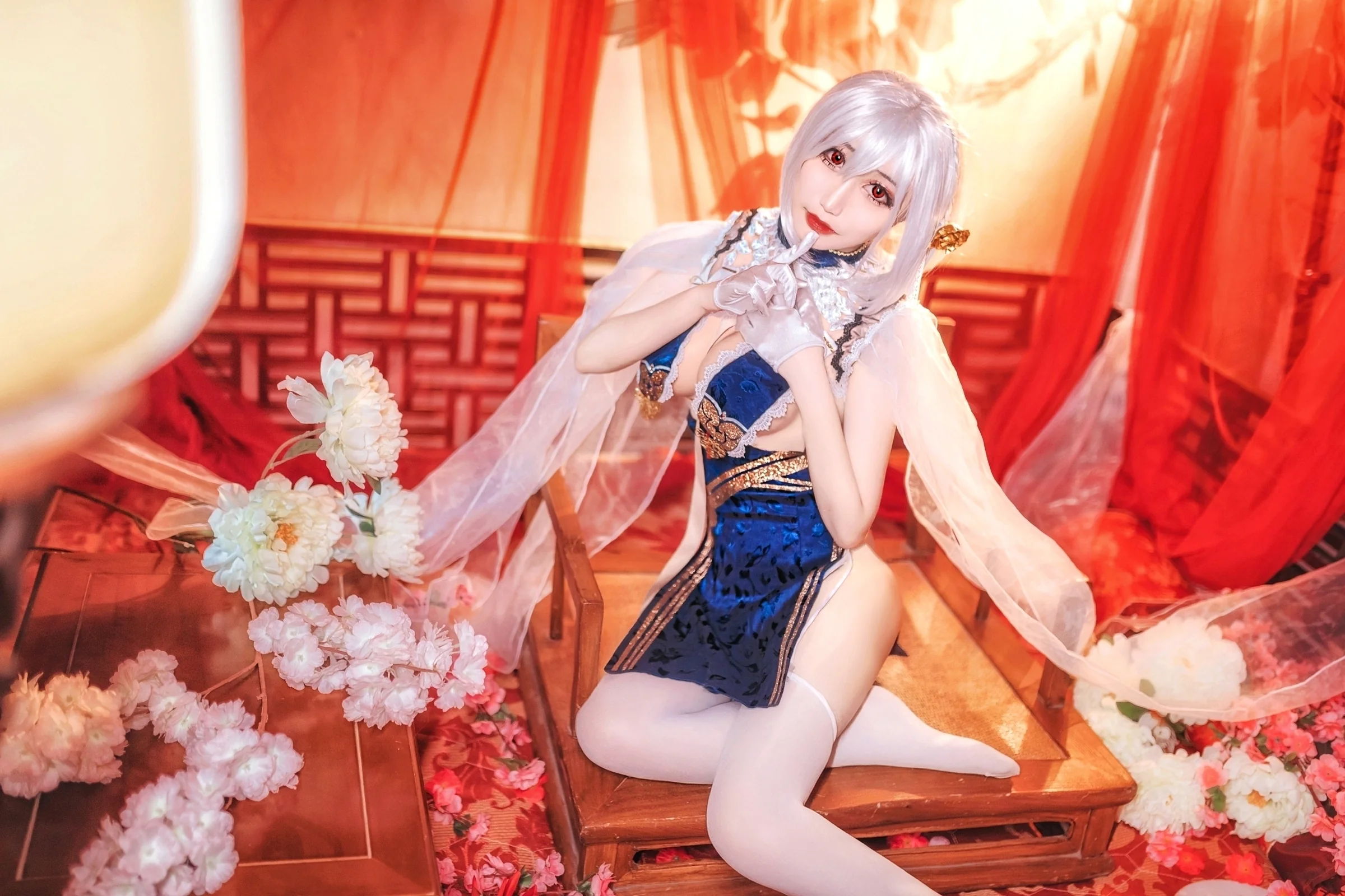 《碧蓝航线》天狼星旗袍COS写真