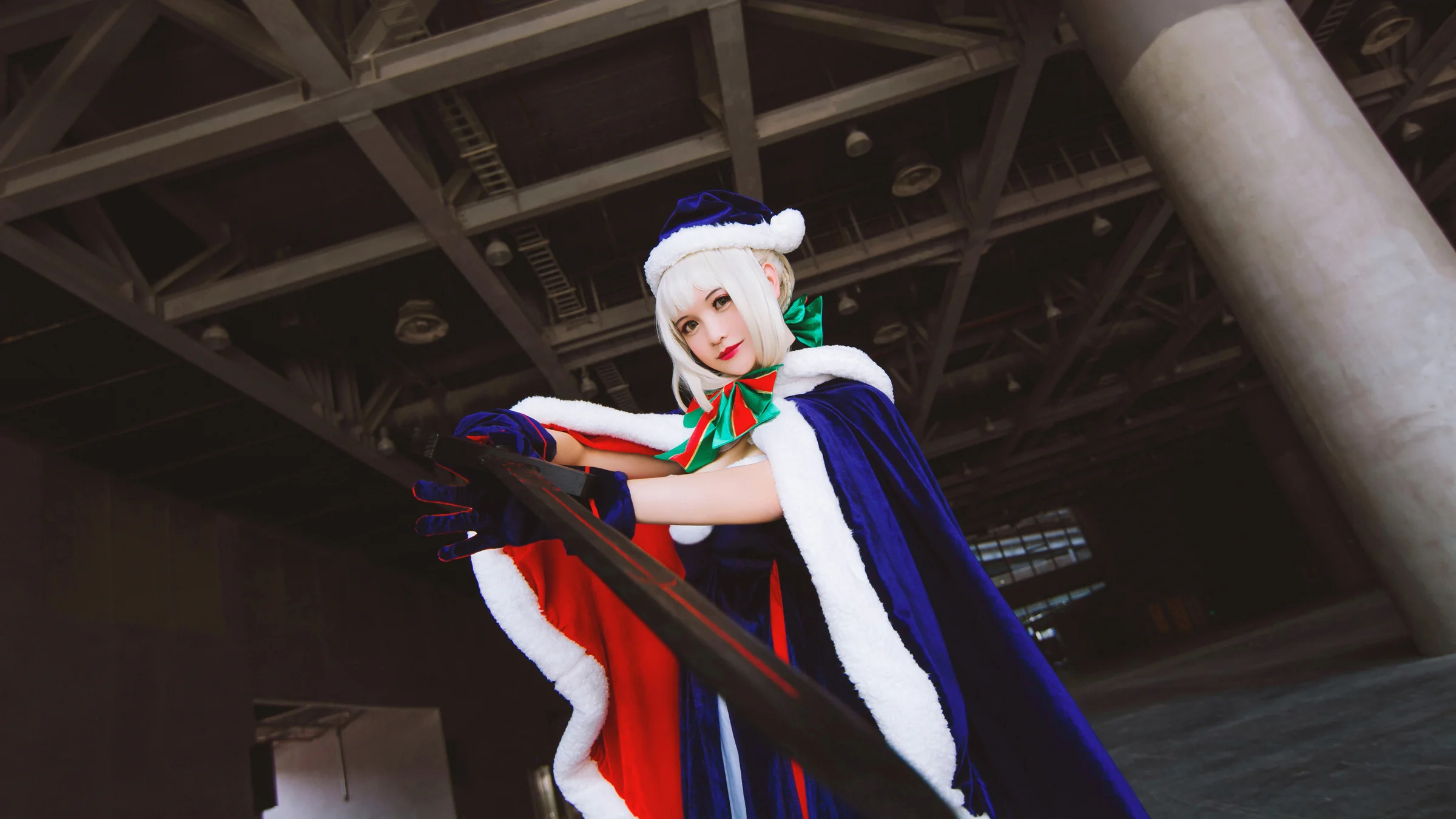 FGO 圣诞阿尔托利亚alter COS写真