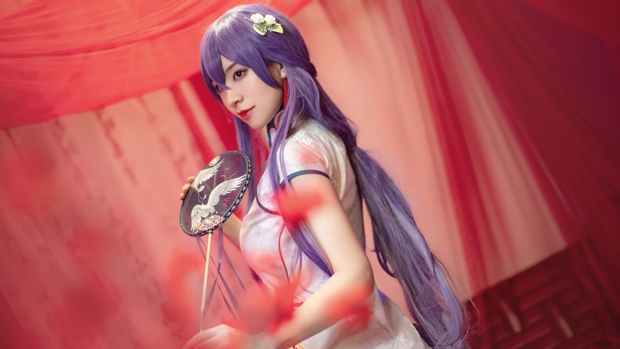 V家茉莉花 墨清弦COS写真