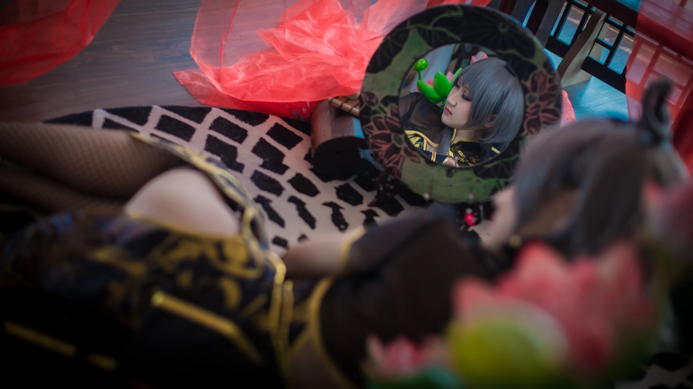 VOCALOID金丝雀洛天依COS写真