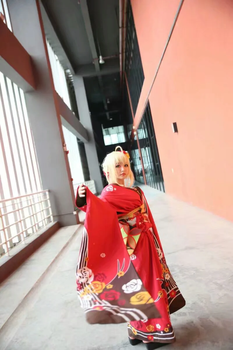 尼禄 振袖和服COS写真