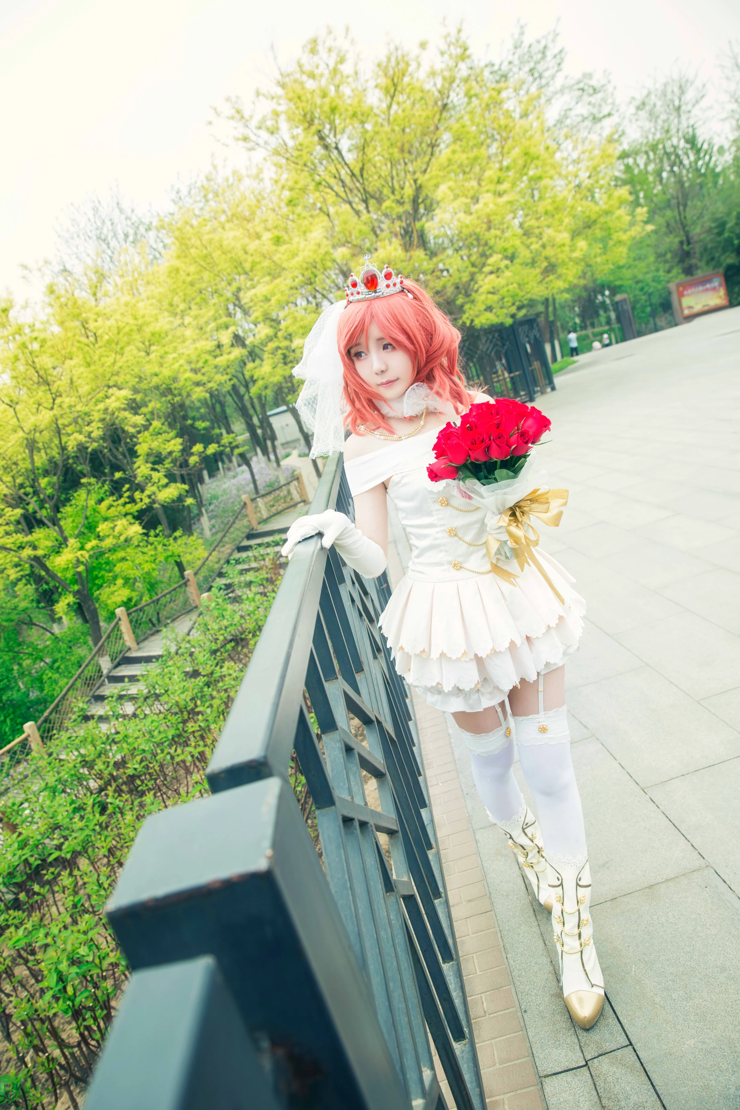 lovelive!!西木野真姬花嫁觉醒COS写真
