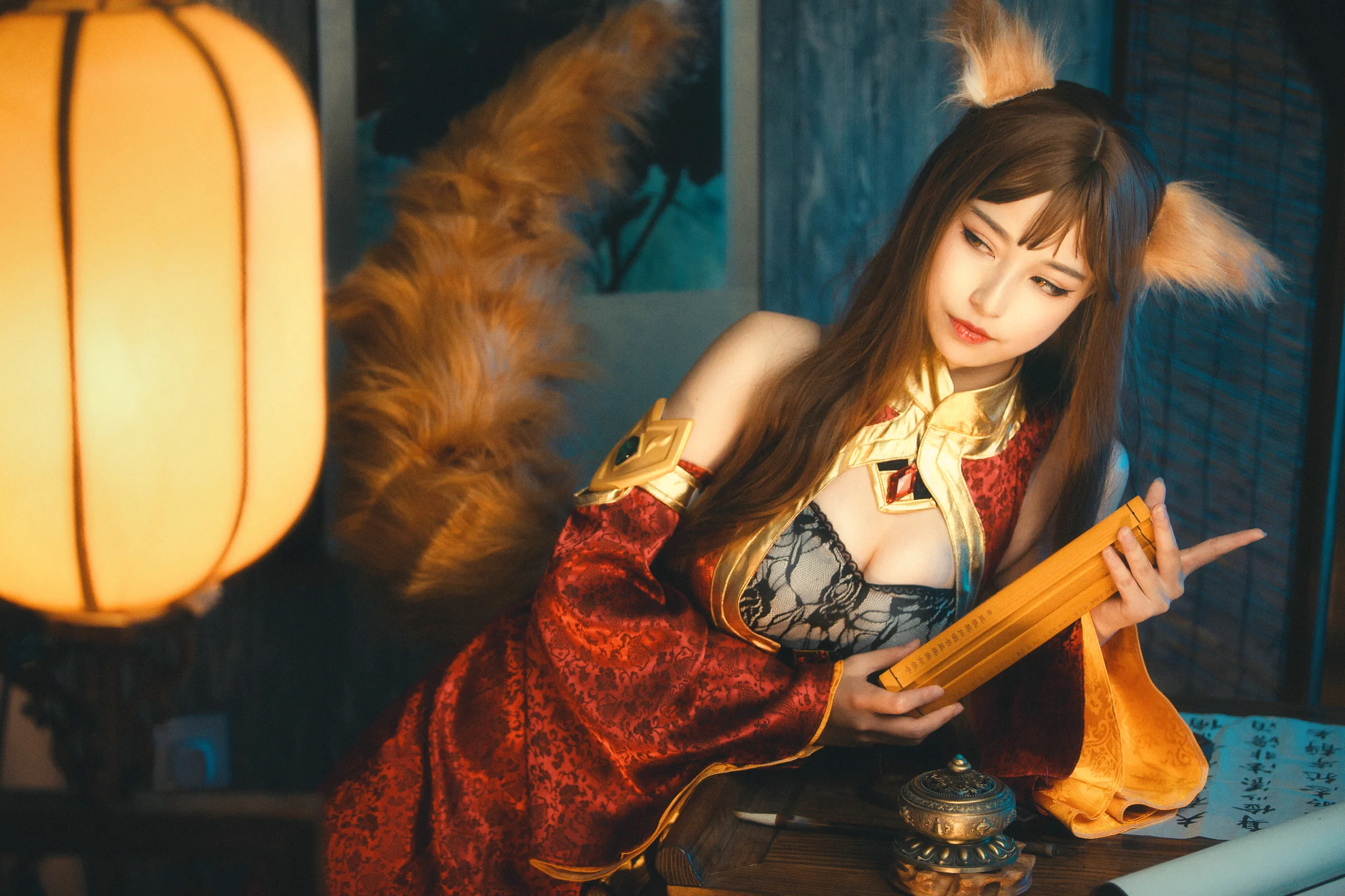 王者荣耀妲己COS写真，没有心 就不会受伤