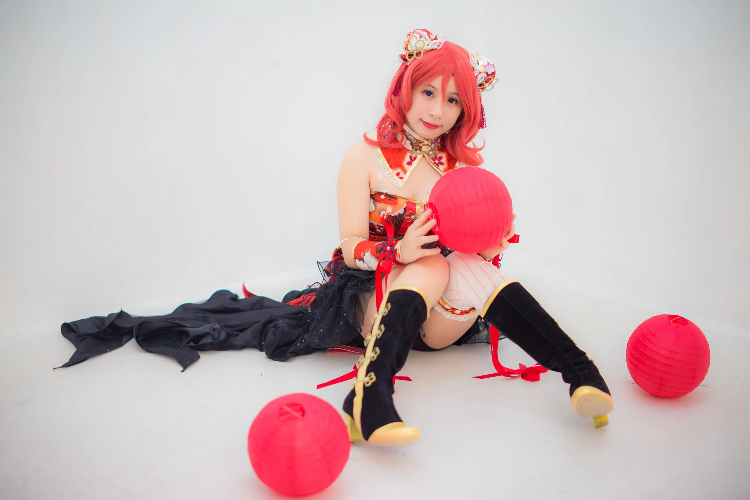 lovelive旗袍觉醒西木野真姬COS写真