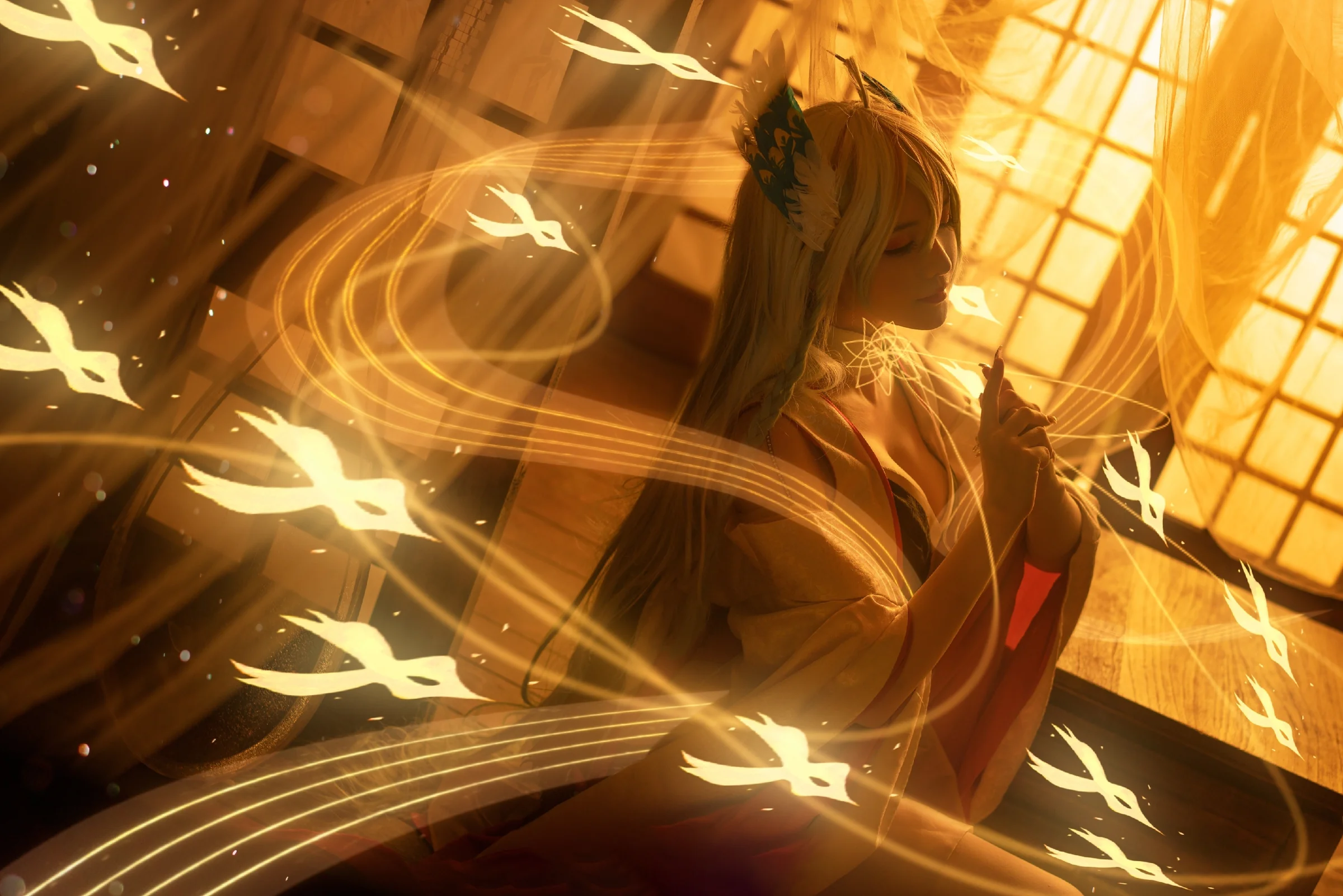 阴阳师 紧那罗COS写真