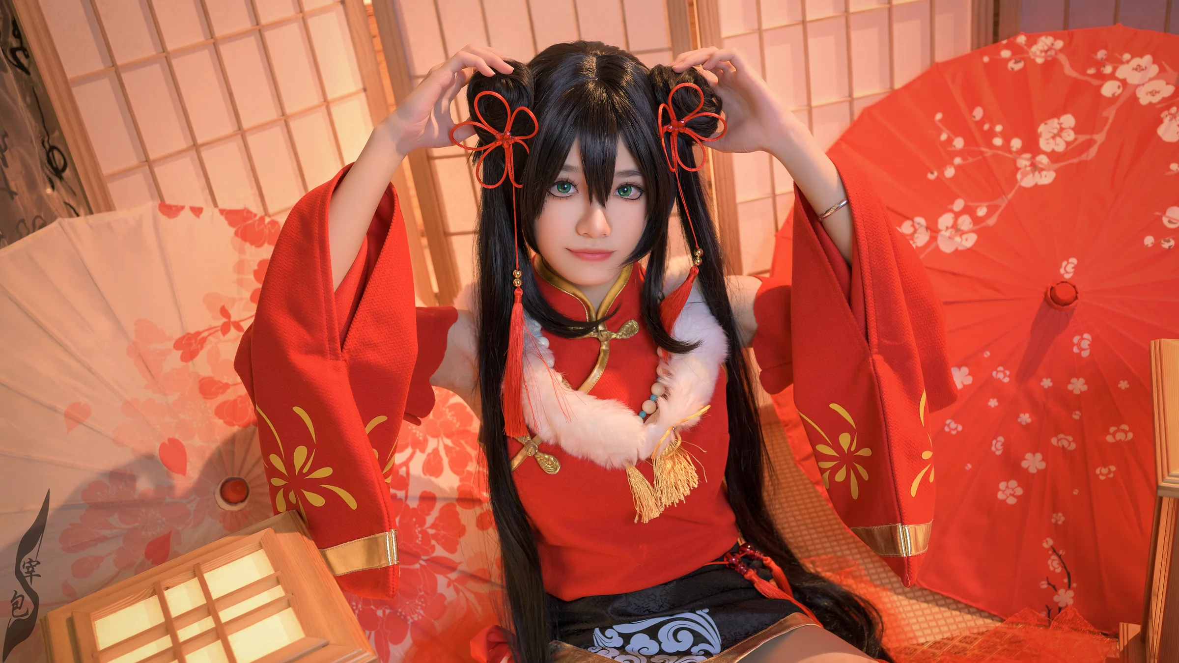 王者荣耀孙尚香新年同人COS写真