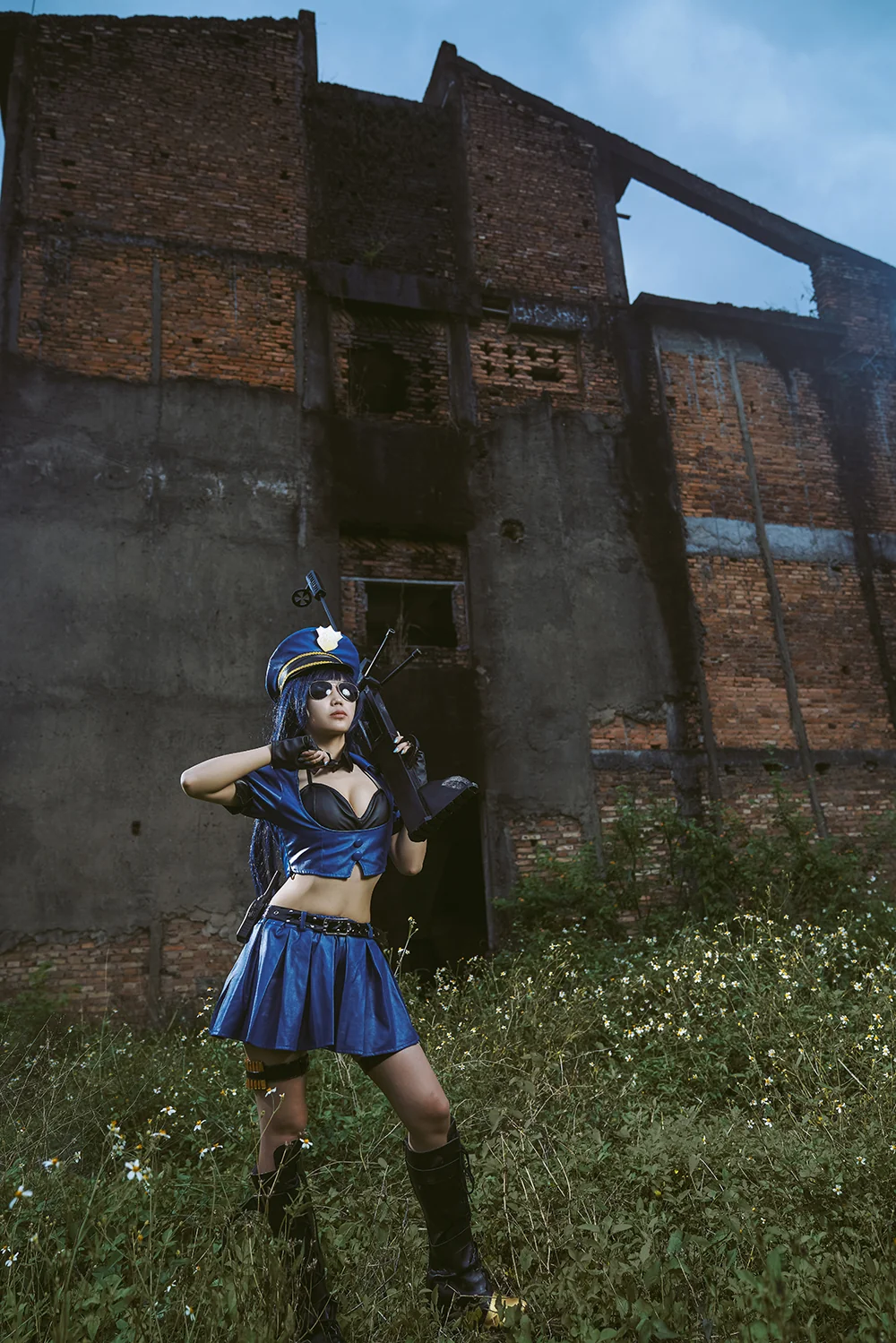 英雄联盟 皮城女警 COS写真
