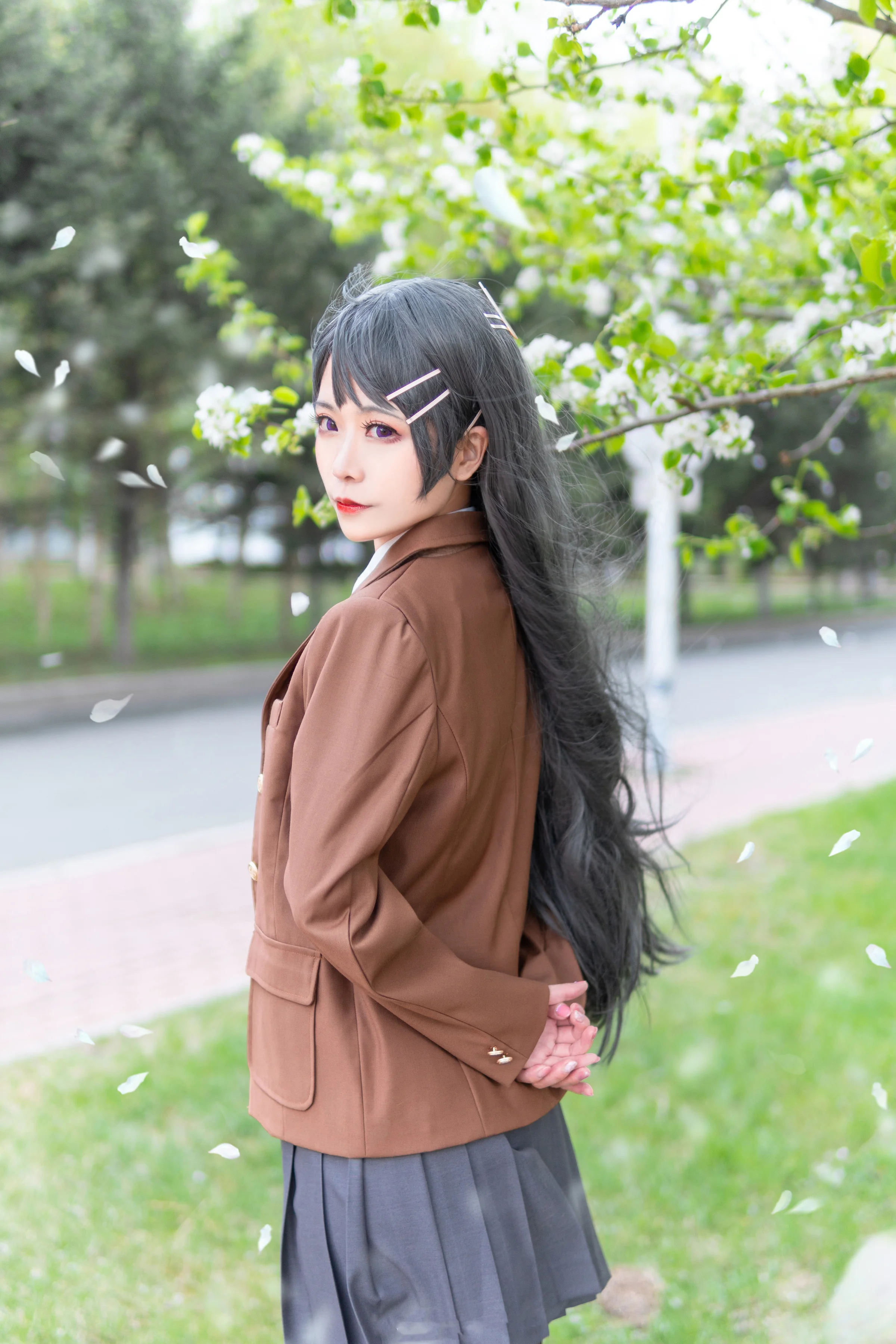 《青春期猪头少年不会梦到兔女郎学姐》樱岛麻衣COS写真