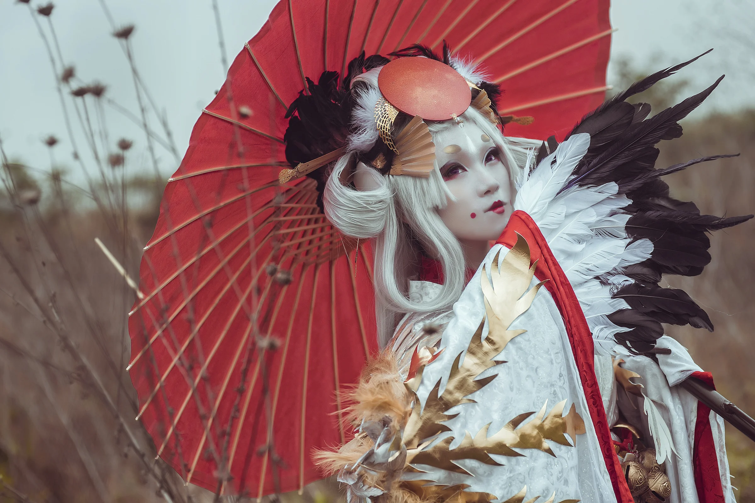 阴阳师手游——姑获鸟·金鸾鹤羽COS写真