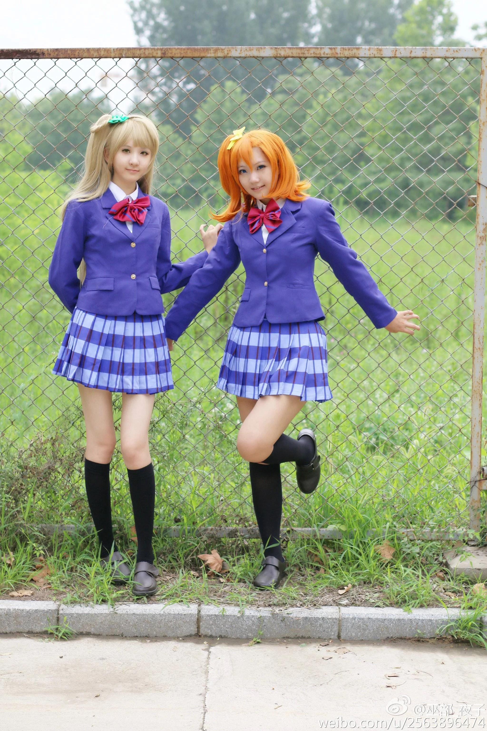 love live高坂穗乃果COS写真感谢相遇