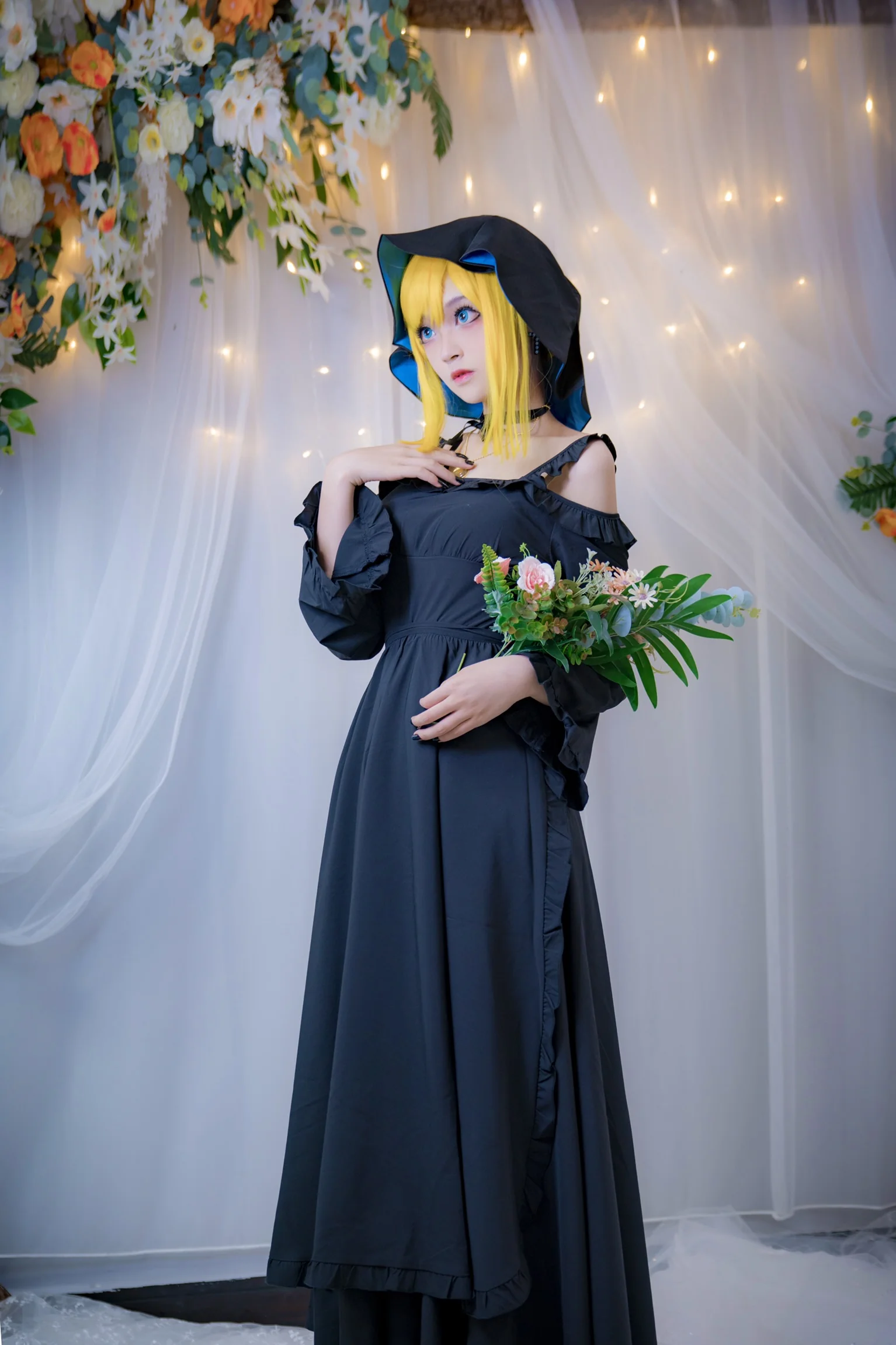 死神少爷与黑女仆COS写真