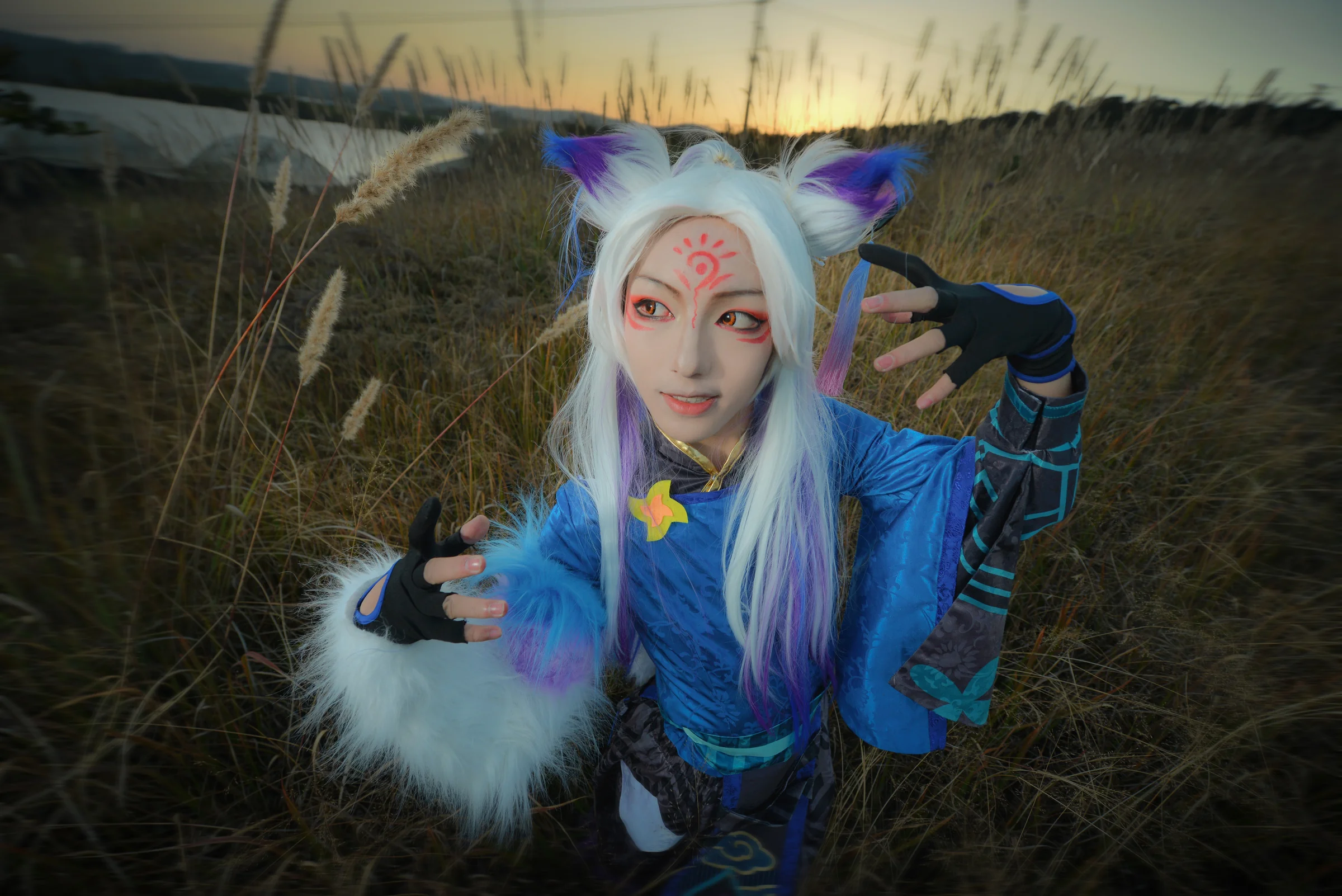阴阳师 妖狐 觉醒原皮COS写真