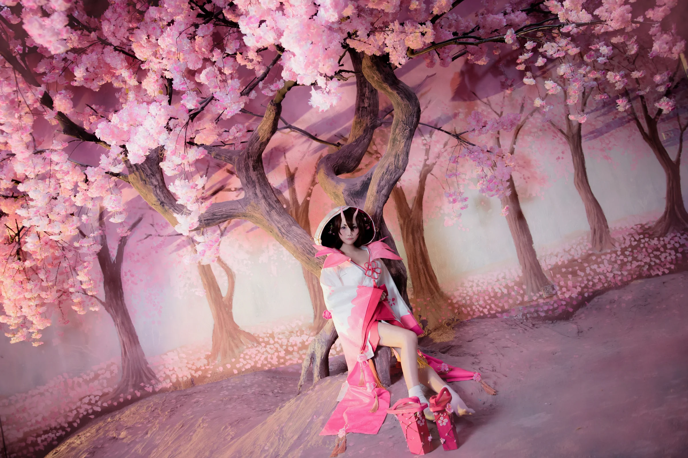 阴阳师 桃花妖 COS写真