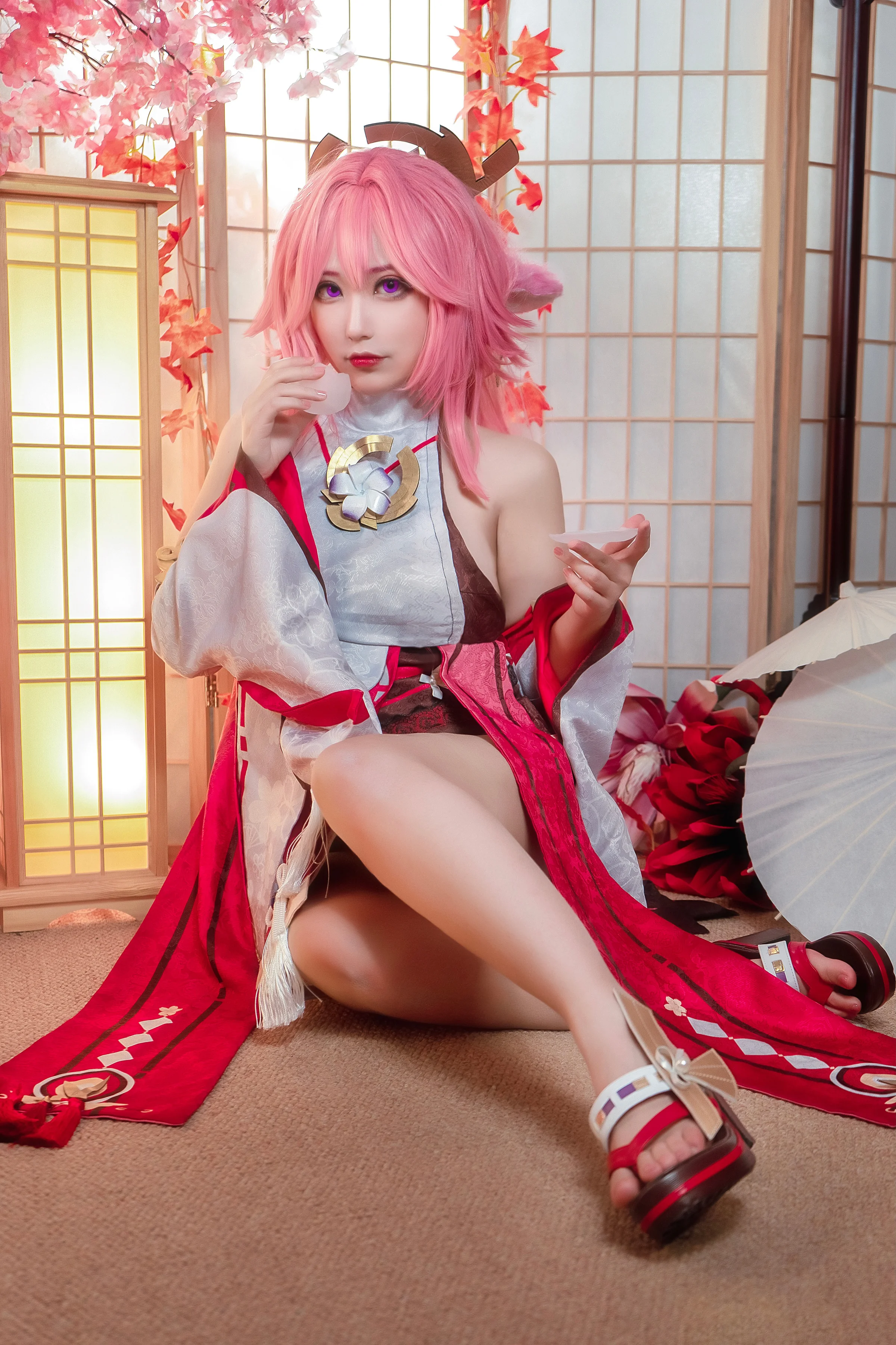 《原神》八重神子COS写真