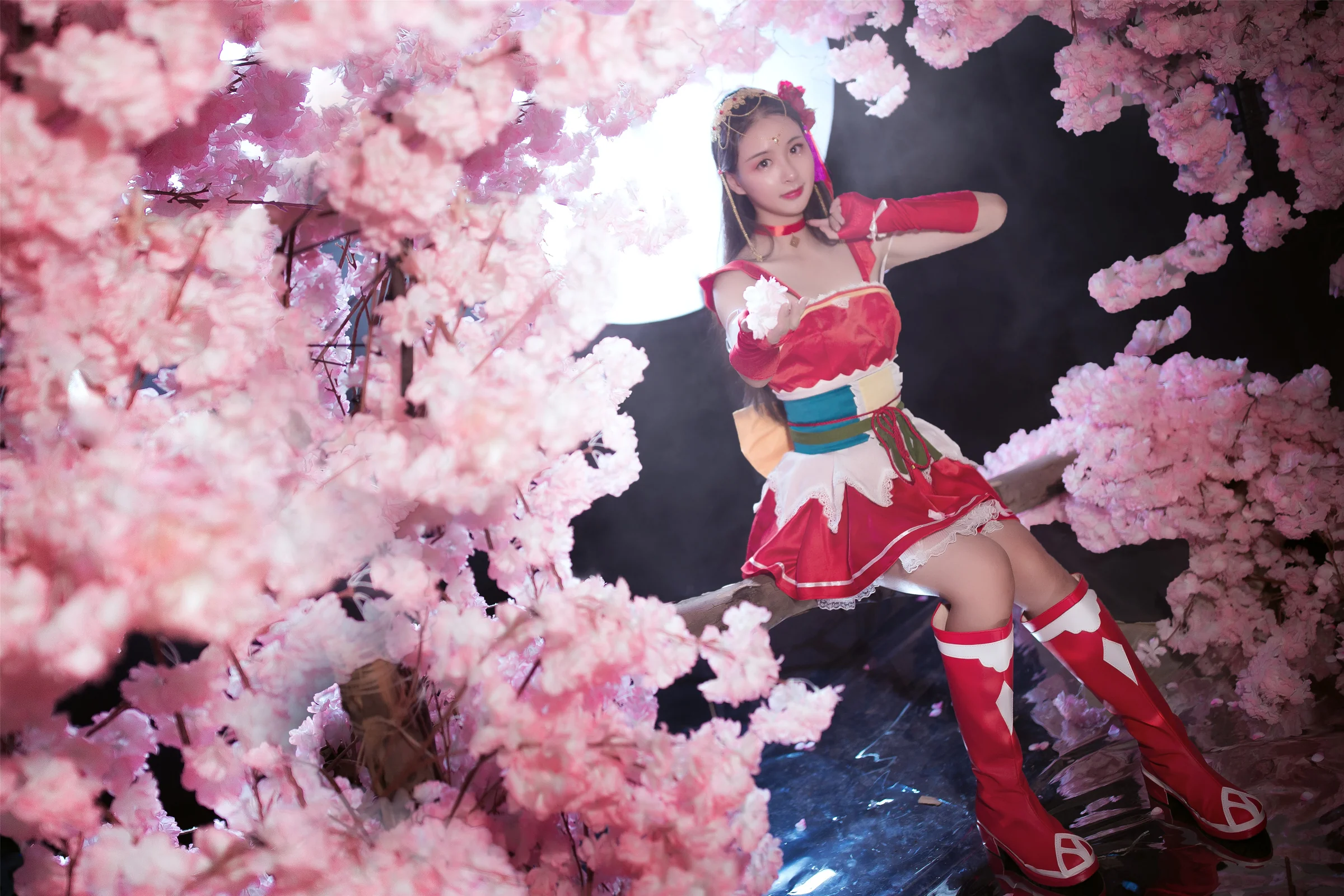 三国杀·小乔·花好月圆COS写真