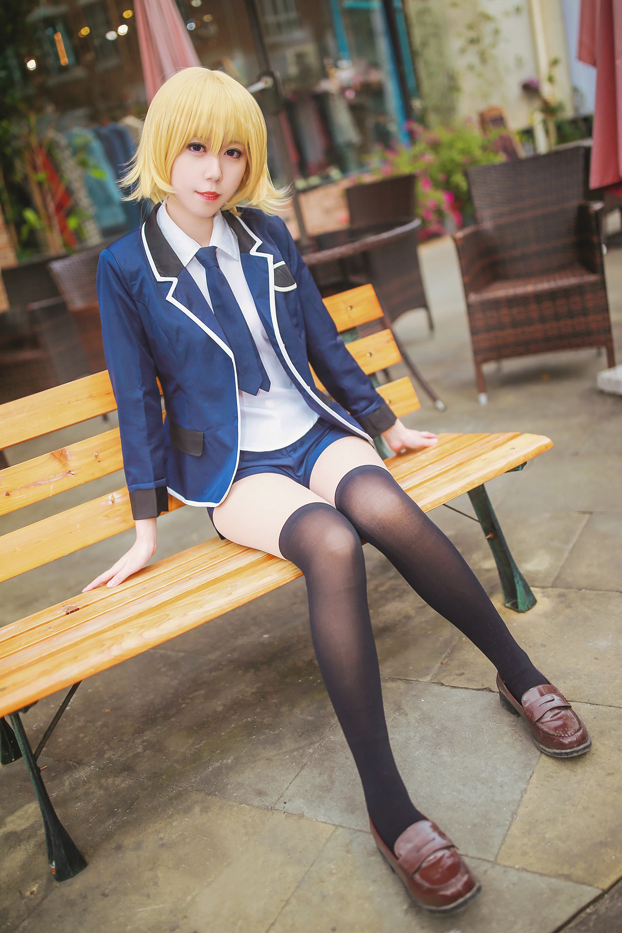 Fate/Apocrypha贞德校服COS写真