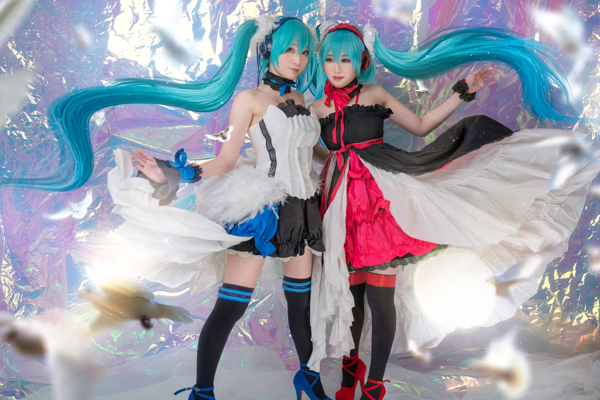 VOCALOID初音未来第七龙神miku联动COS写真