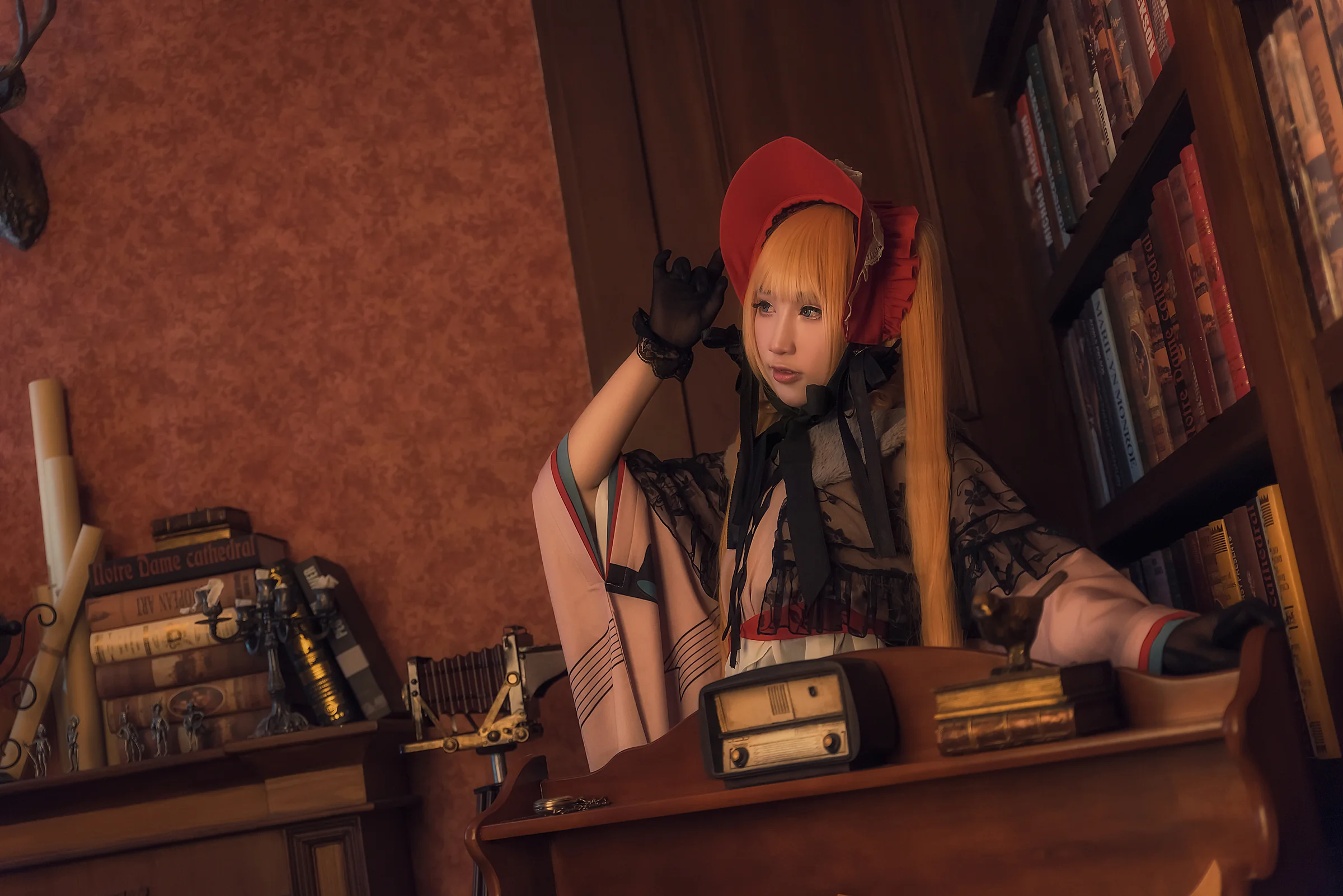 蔷薇少女真红COS写真