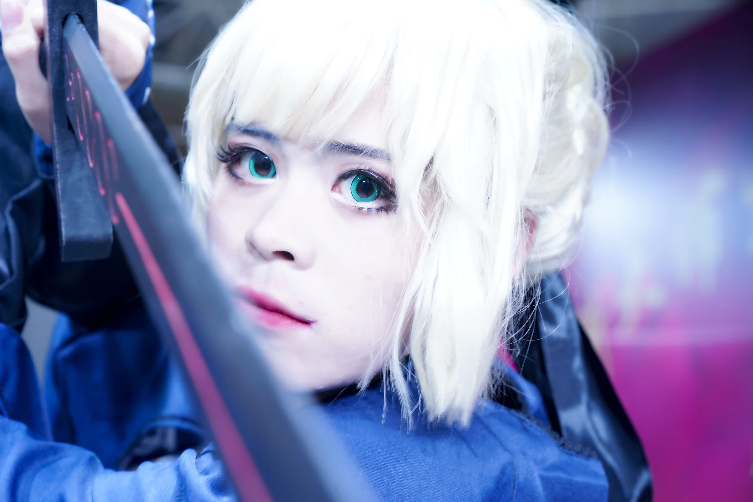 Fate/Grand Order黑贞德满破黑Saber三破COS写真