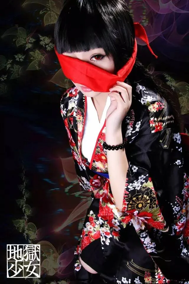 地狱少女阎魔爱COS写真,地狱天堂，一念之间