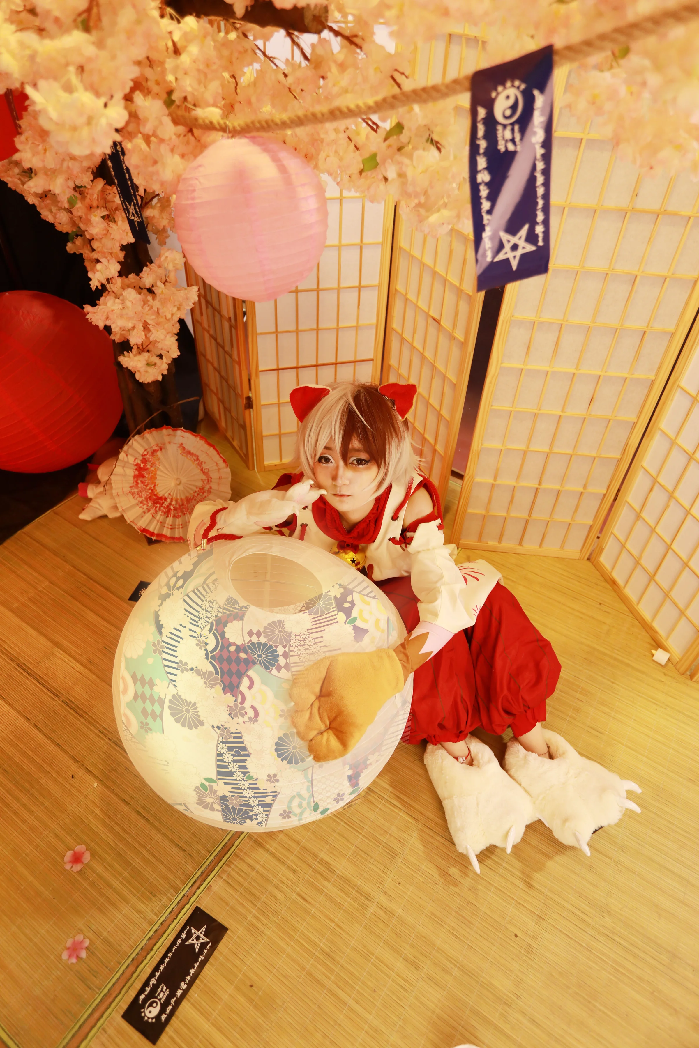 阴阳师招财猫（御魂）COS写真