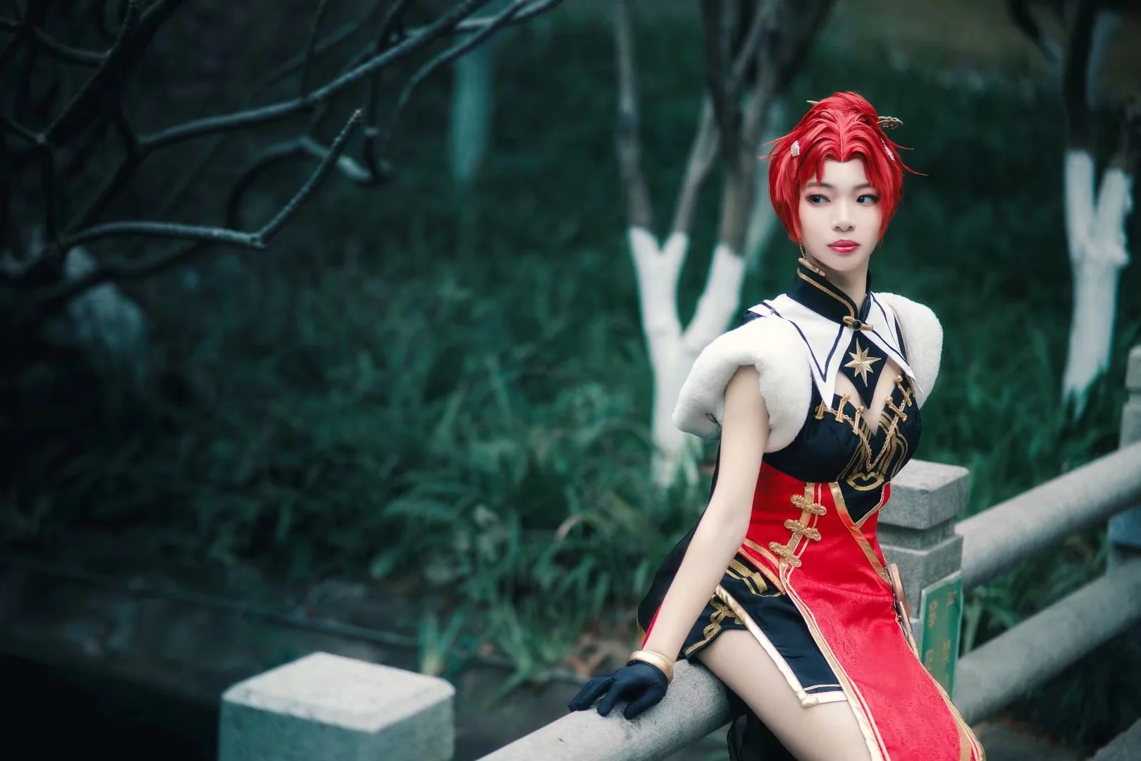 【崩坏3】姬子•锦绣春霞COS写真