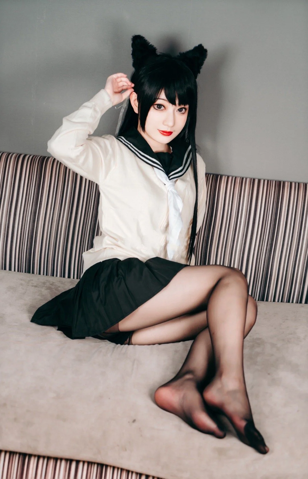 《碧蓝航线》爱宕COS写真