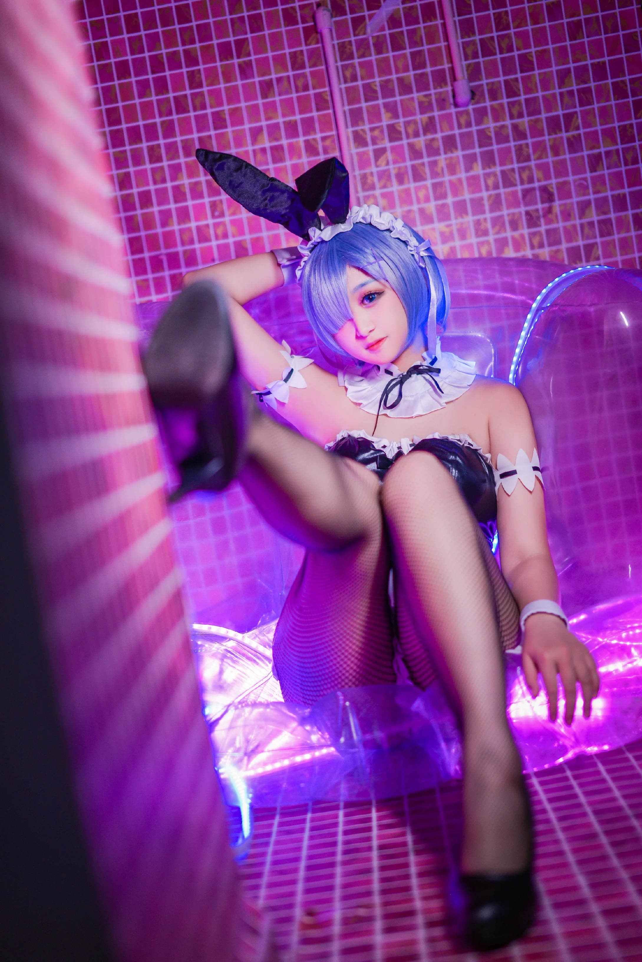 蕾姆兔女郎COS写真