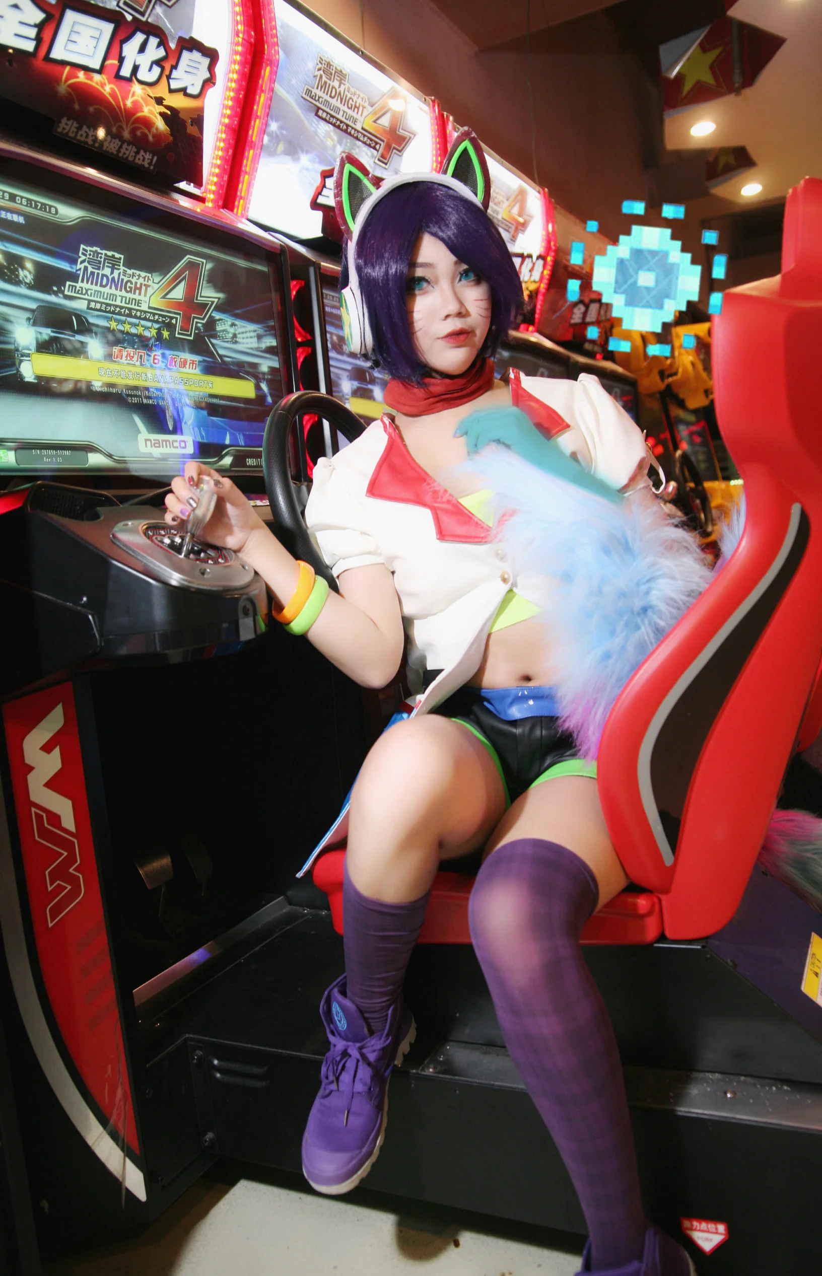 英雄联盟电玩女神阿狸COS写真