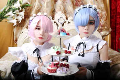 从零开始的异世界生活 蕾姆×拉姆COS写真