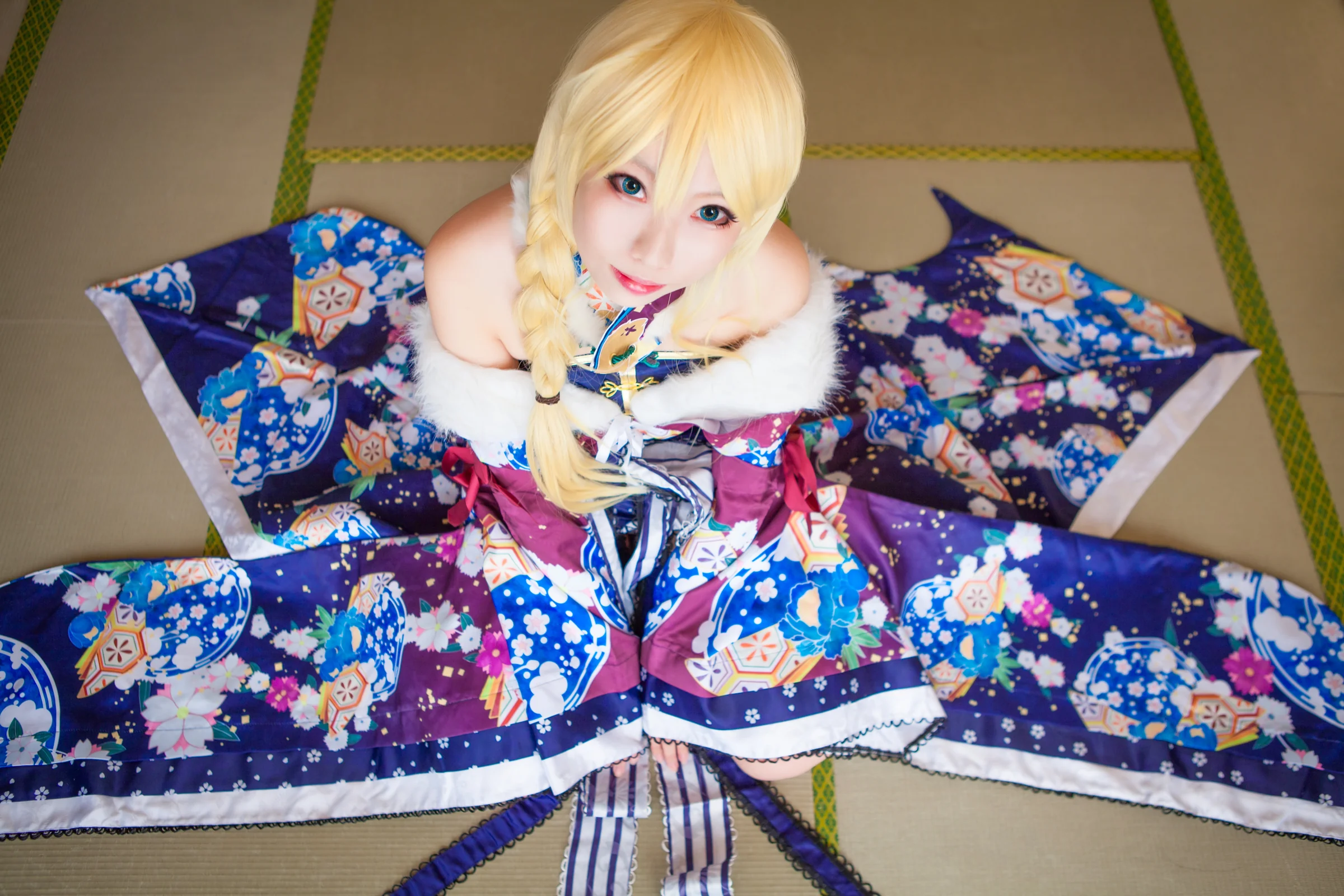 lovelive绚濑绘里正月和服觉醒COS写真