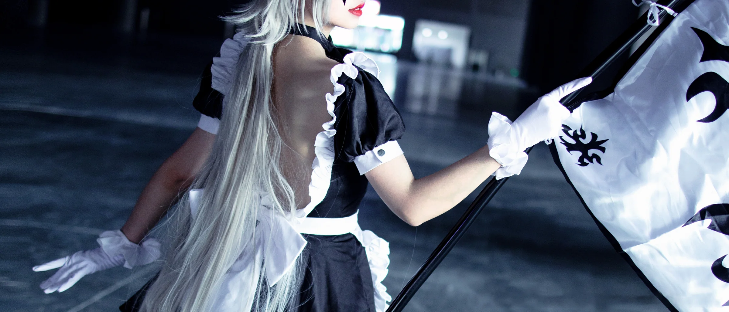 fgo 黑贞德女仆COS写真