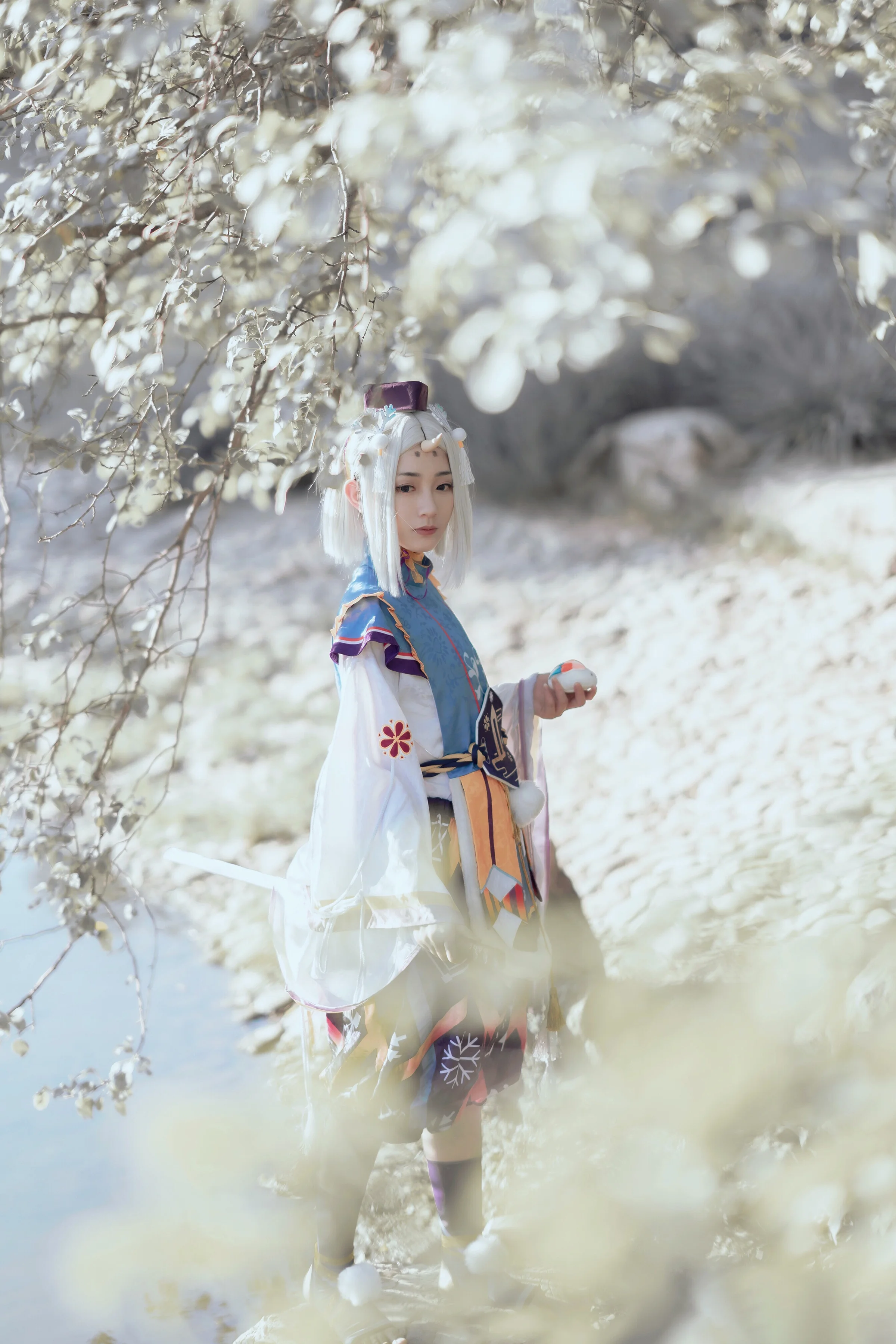 阴阳师 雪童子&雪女COS写真
