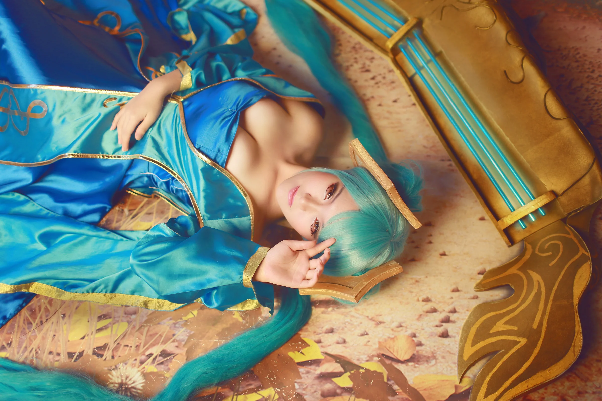 英雄联盟·琴瑟仙女娑娜 COS写真