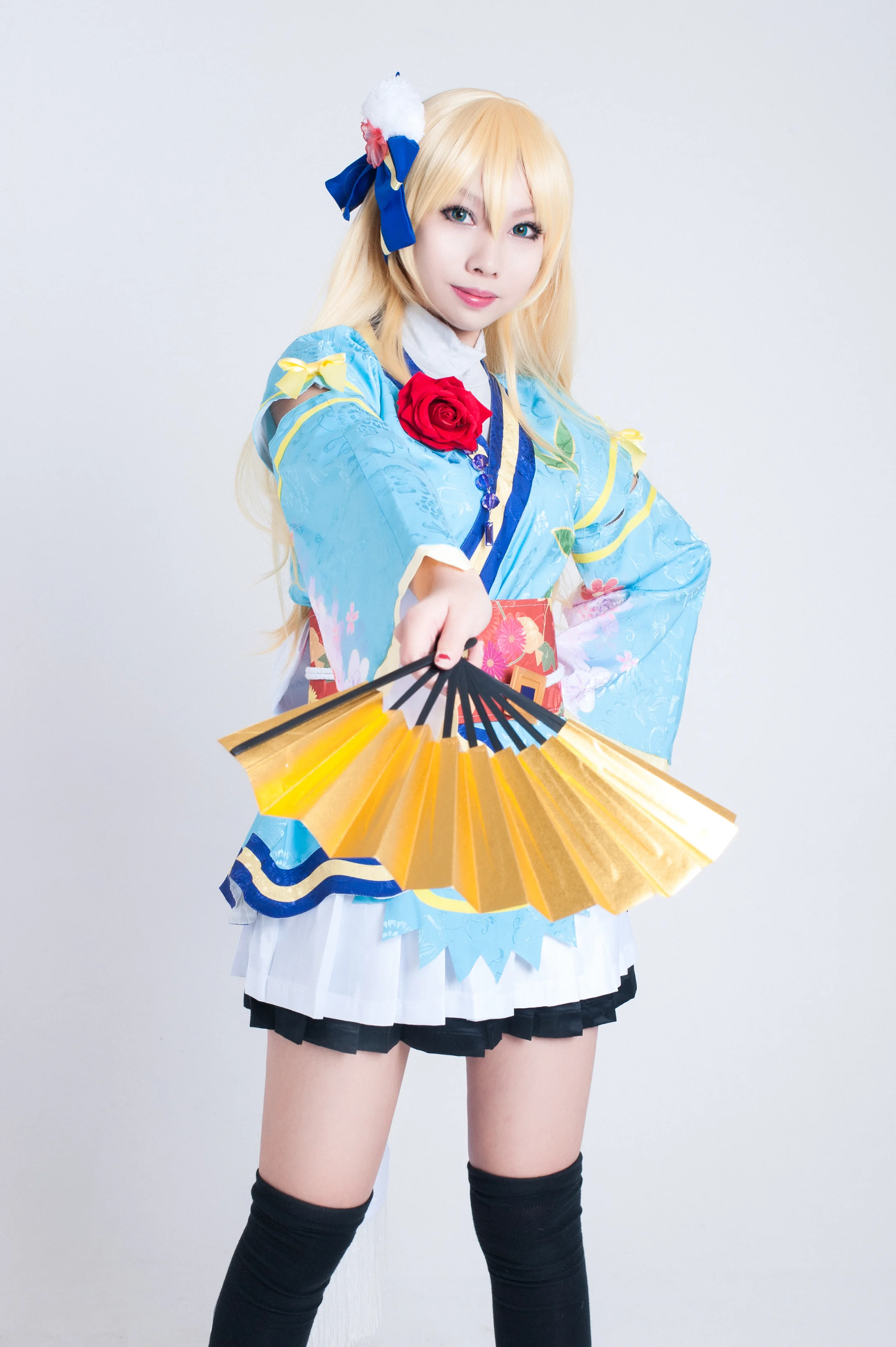 love live绚濑绘里aa打歌服和服COS写真