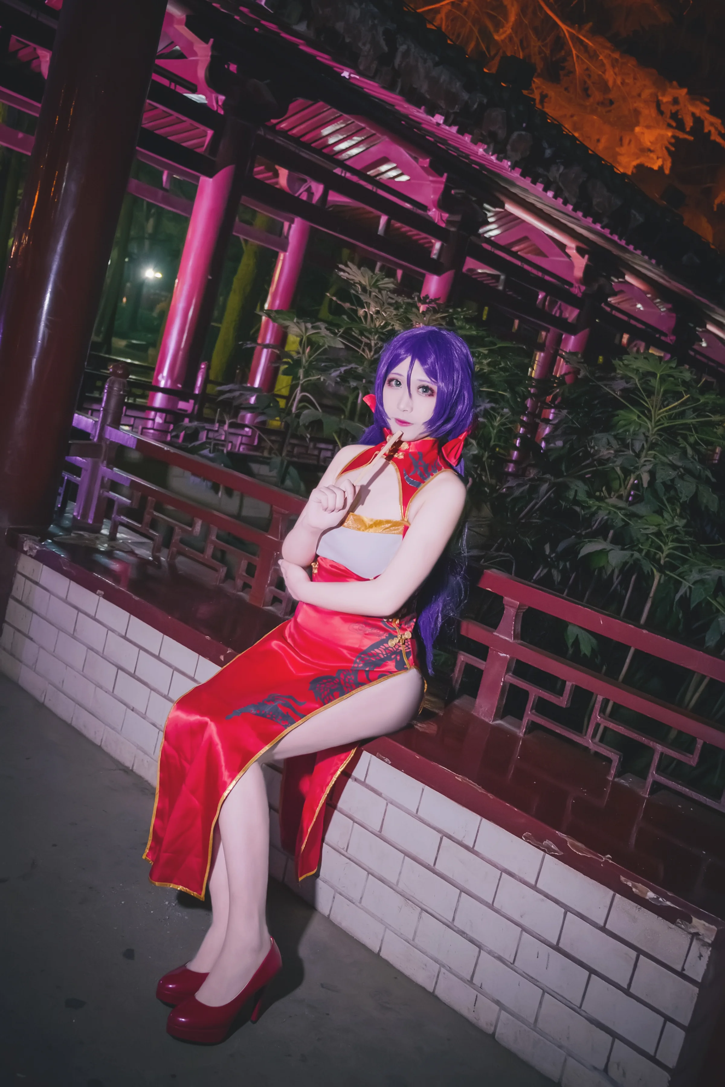 东条希新年旗袍COS写真
