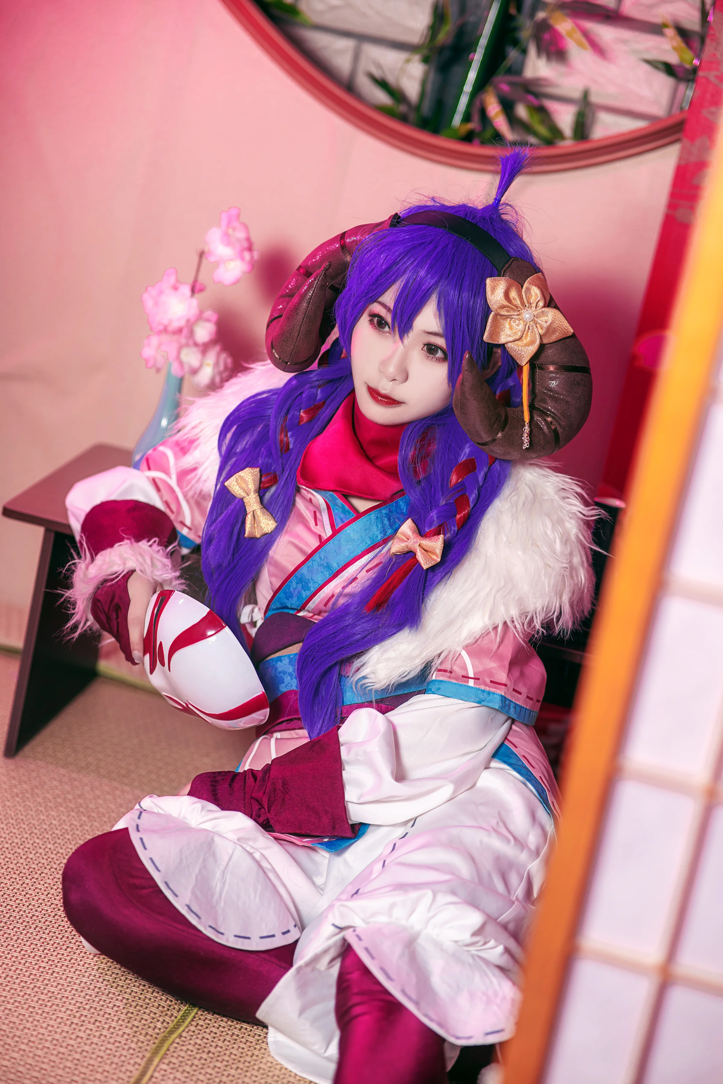 英雄联盟LOL 灵魂莲华阿狸COS写真