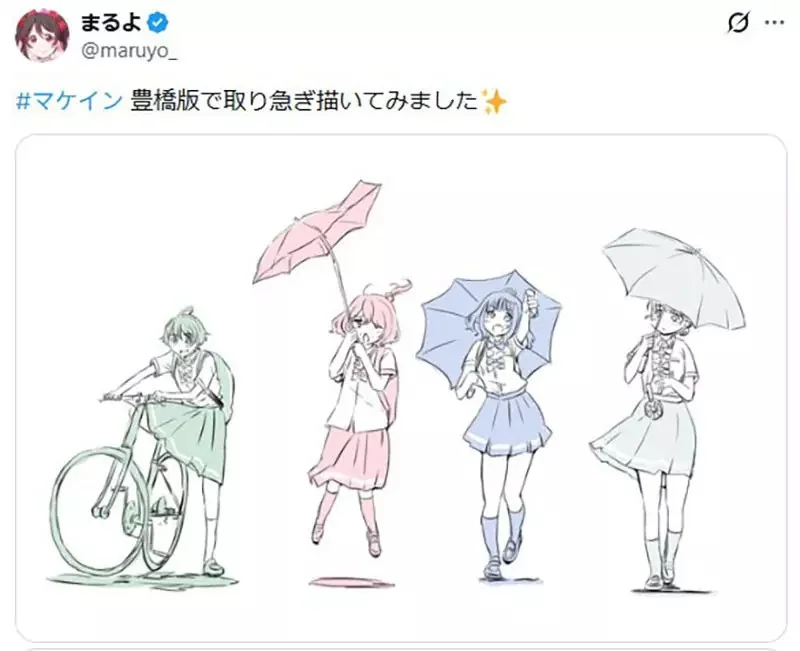 充滿青春活力的《日本女學生４人組》經典構圖成為爆紅素材了｜高清图片集