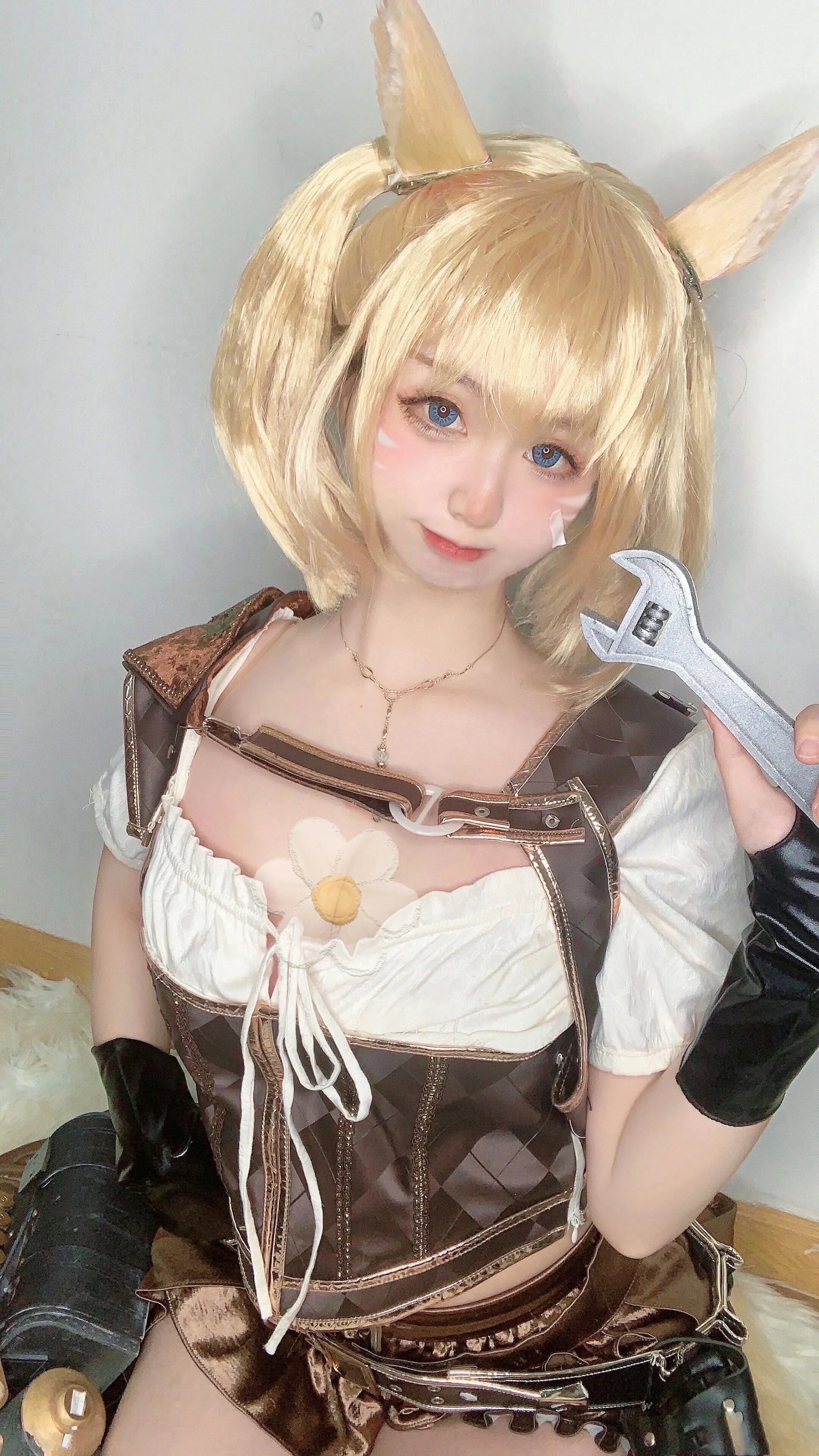 最终幻想14 猫娘机工 COS写真
