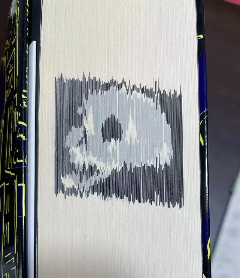 實體書的浪漫《書口畫》購買電子書就會少了這種驚喜和樂趣｜高清图片集