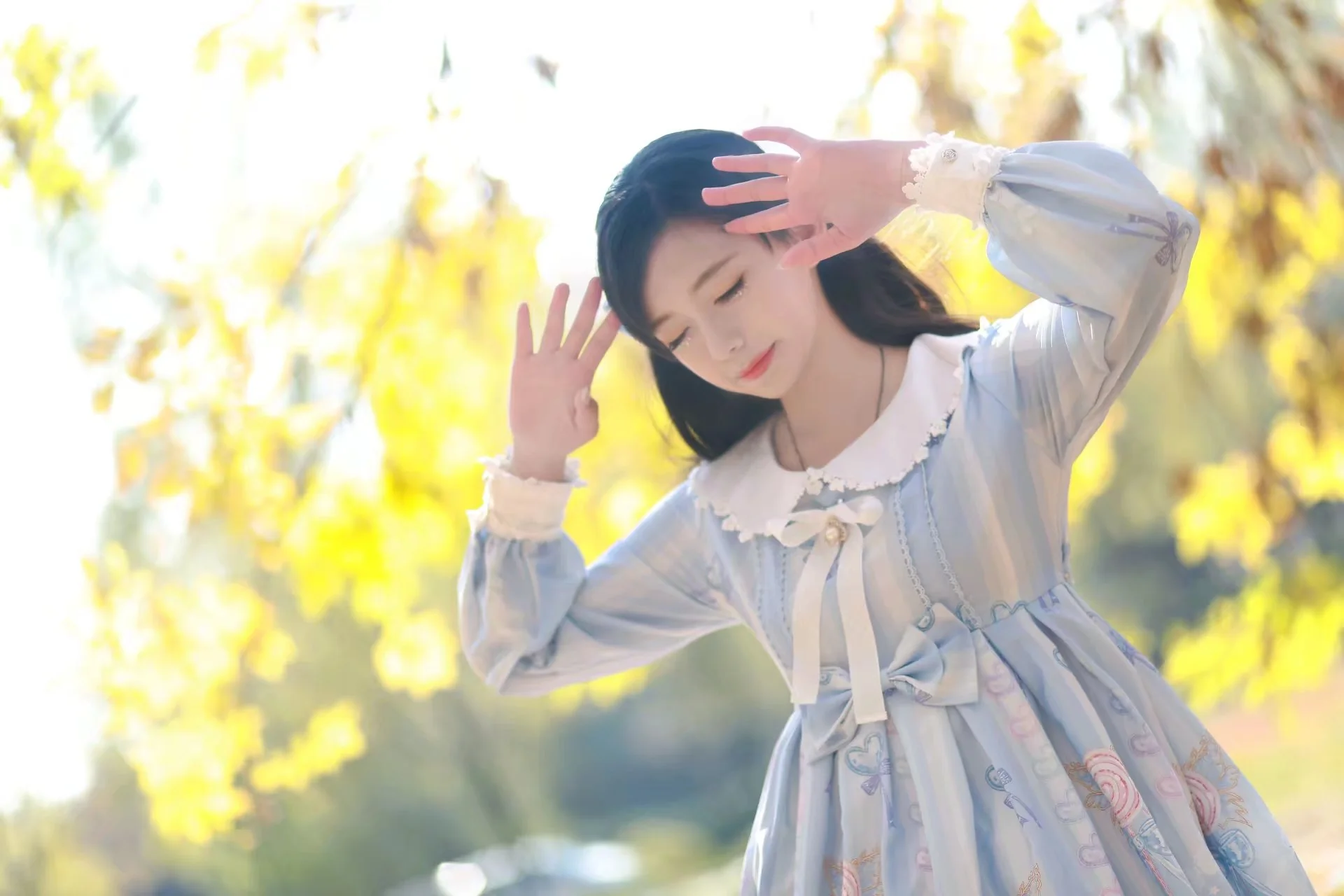 lolita私影 银杏叶get｜高清图片集