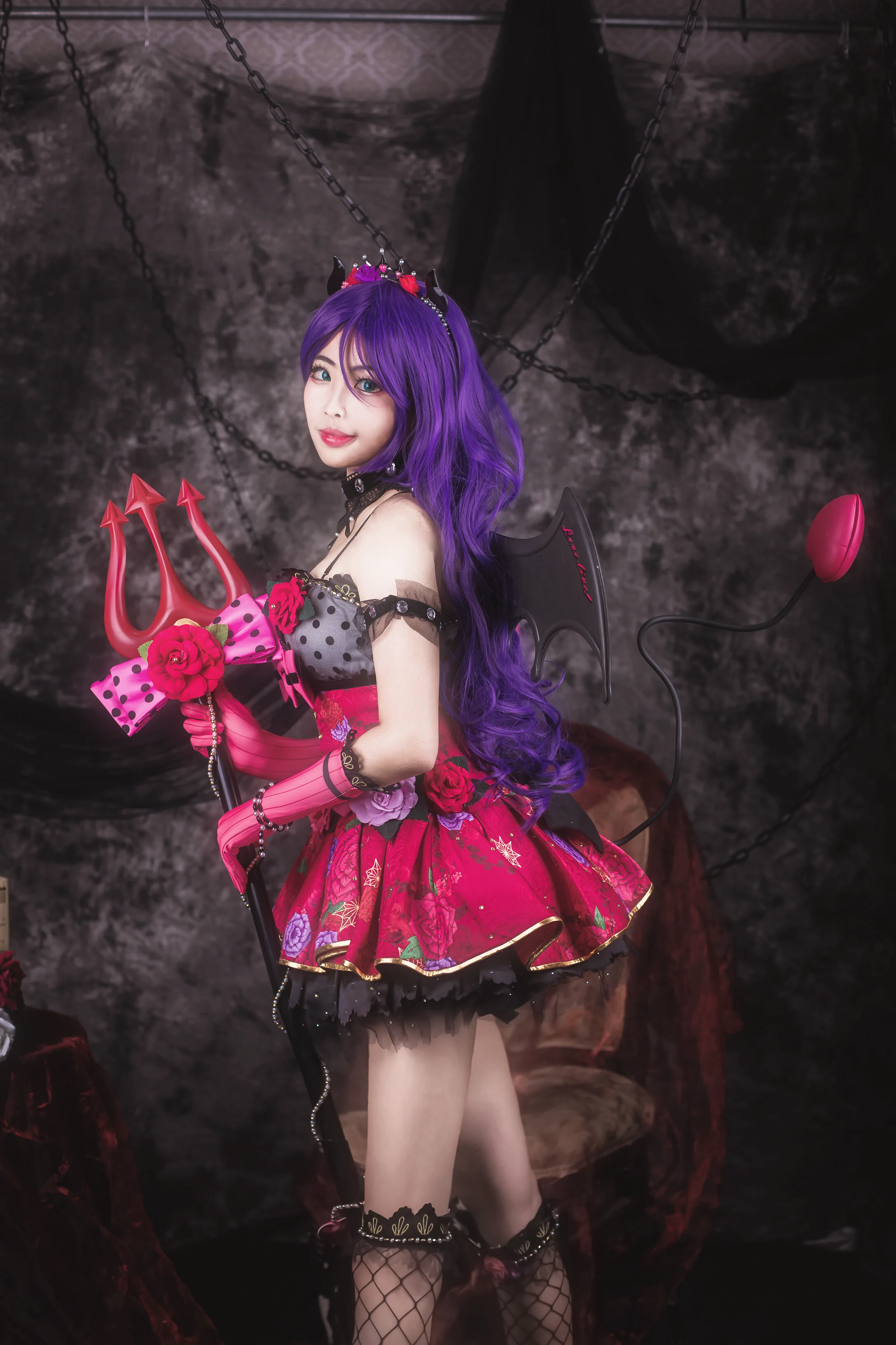 lovelive 恶魔觉醒ver.东条希COS写真